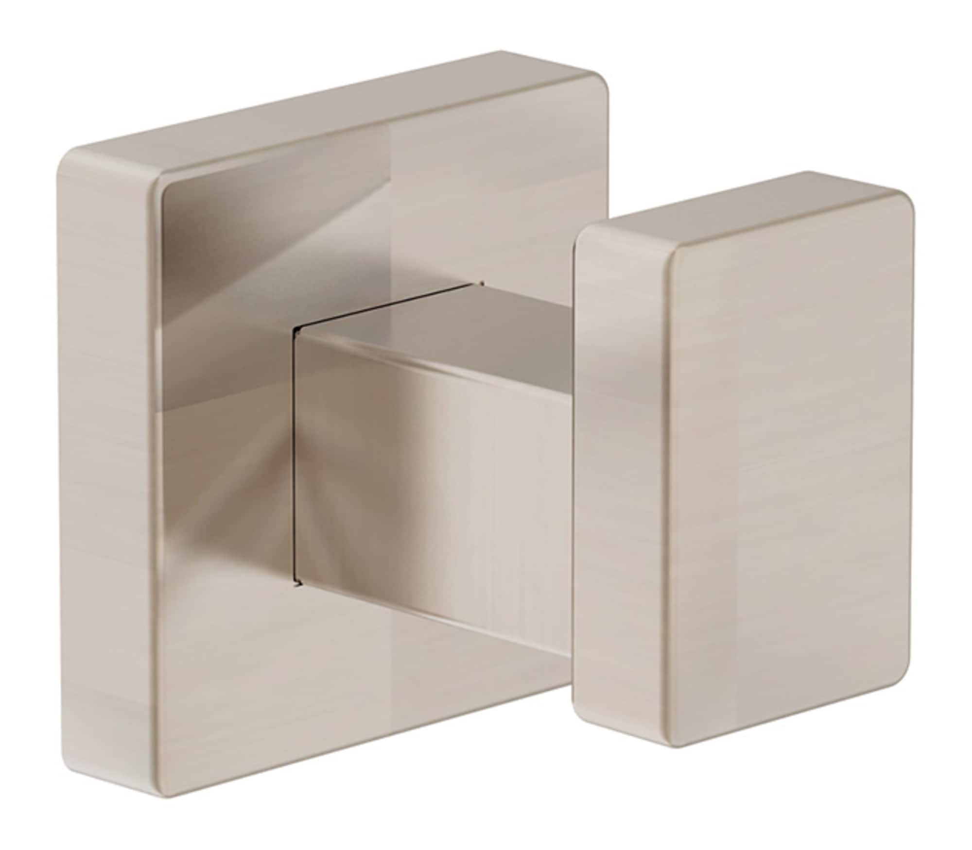 Set de Accesorios Decorativos para Baño de 4 Piezas en Níquel Satinado Duro Symmons: Barra para Toallas, Portarrollos, Argolla para Toallas y Gancho para Batas incluidos 36AC4BUNDLESTN