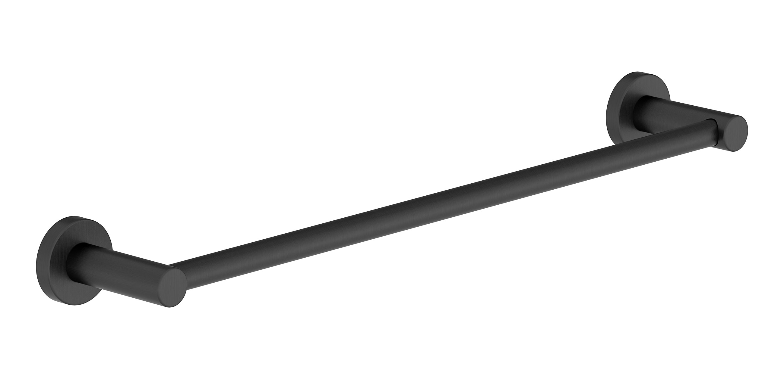 Juego de Accesorios Decorativos para Baño en Negro Mate de 4 Piezas Symmons - Barra para Toallas, Porta Papel Higiénico, Anillo para Toalla, Gancho para Bata incluidos