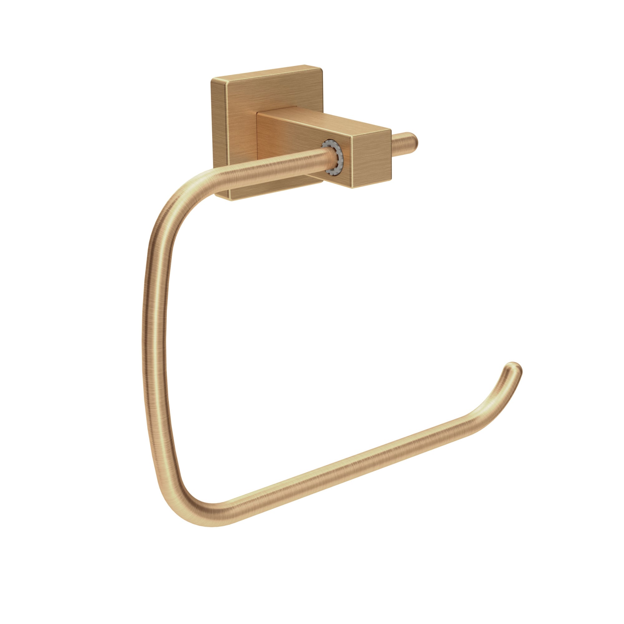 Juego de accesorios para baño en bronce cepillado Duro de 4 piezas Symmons incluye barra de toallas, portarrollos, argolla para toallas y gancho para batas
