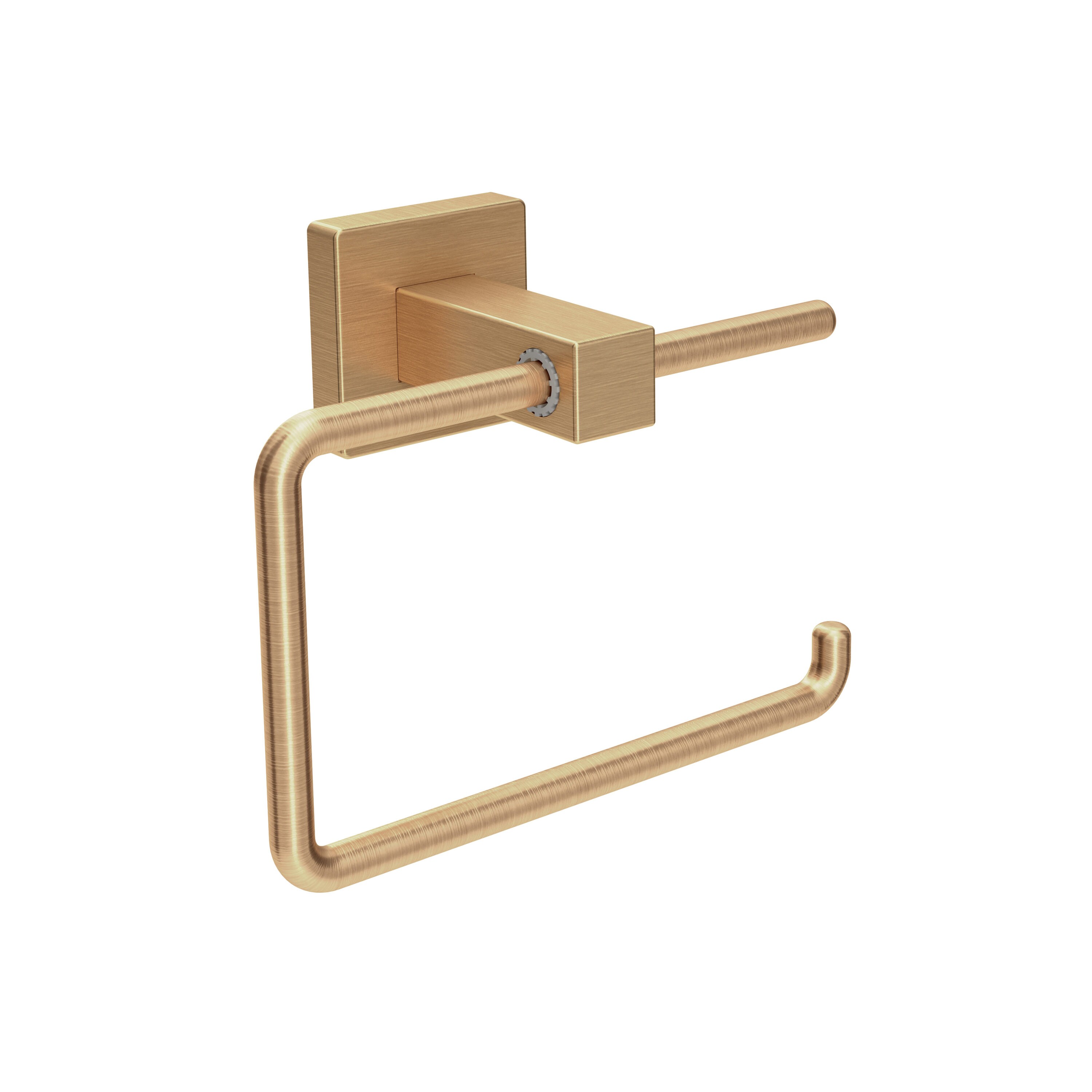Juego de accesorios para baño en bronce cepillado Duro de 4 piezas Symmons incluye barra de toallas, portarrollos, argolla para toallas y gancho para batas