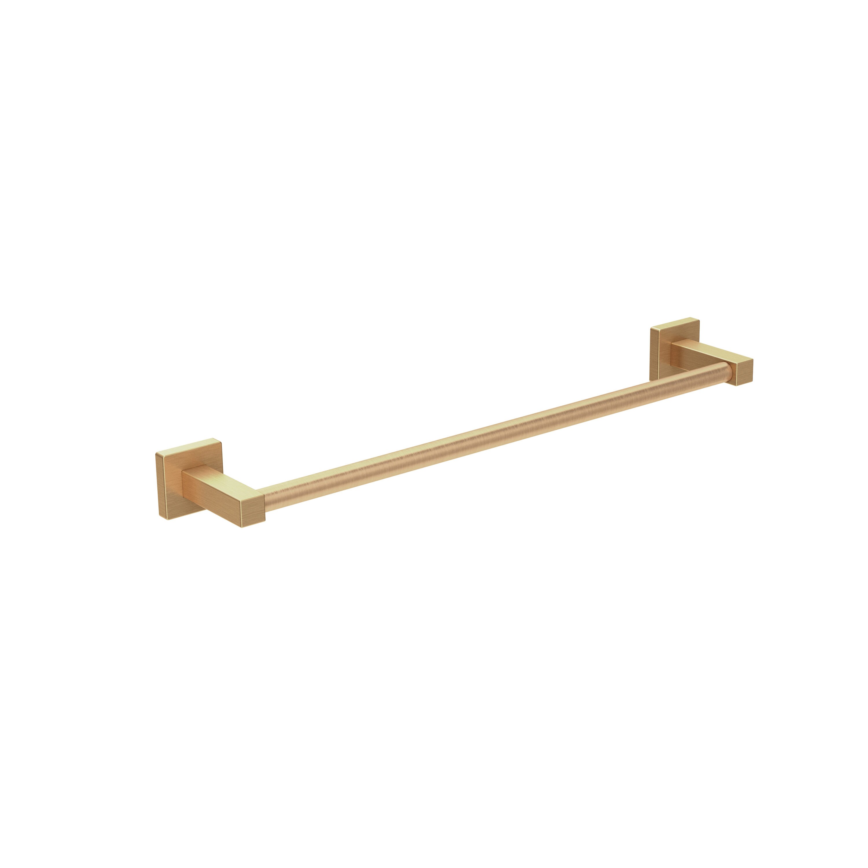 Juego de accesorios para baño en bronce cepillado Duro de 4 piezas Symmons incluye barra de toallas, portarrollos, argolla para toallas y gancho para batas