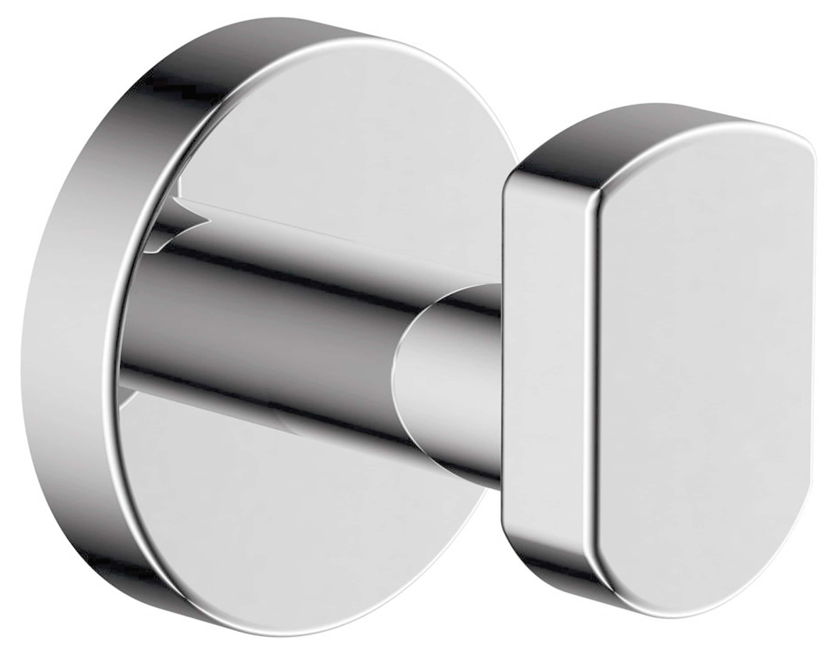 Juego de accesorios decorativos para baño de cromo pulido de 4 piezas  Symmons Dia con barra de toalla, soporte de papel higiénico, anillo de toalla y gancho para bata incluidos 35AC4BUNDLE