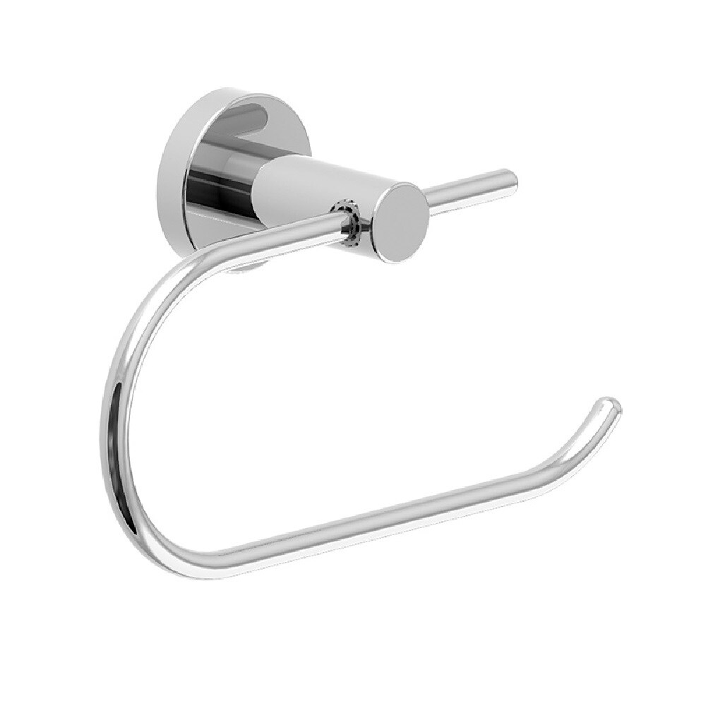 Juego de accesorios decorativos para baño de cromo pulido de 4 piezas  Symmons Dia con barra de toalla, soporte de papel higiénico, anillo de toalla y gancho para bata incluidos 35AC4BUNDLE