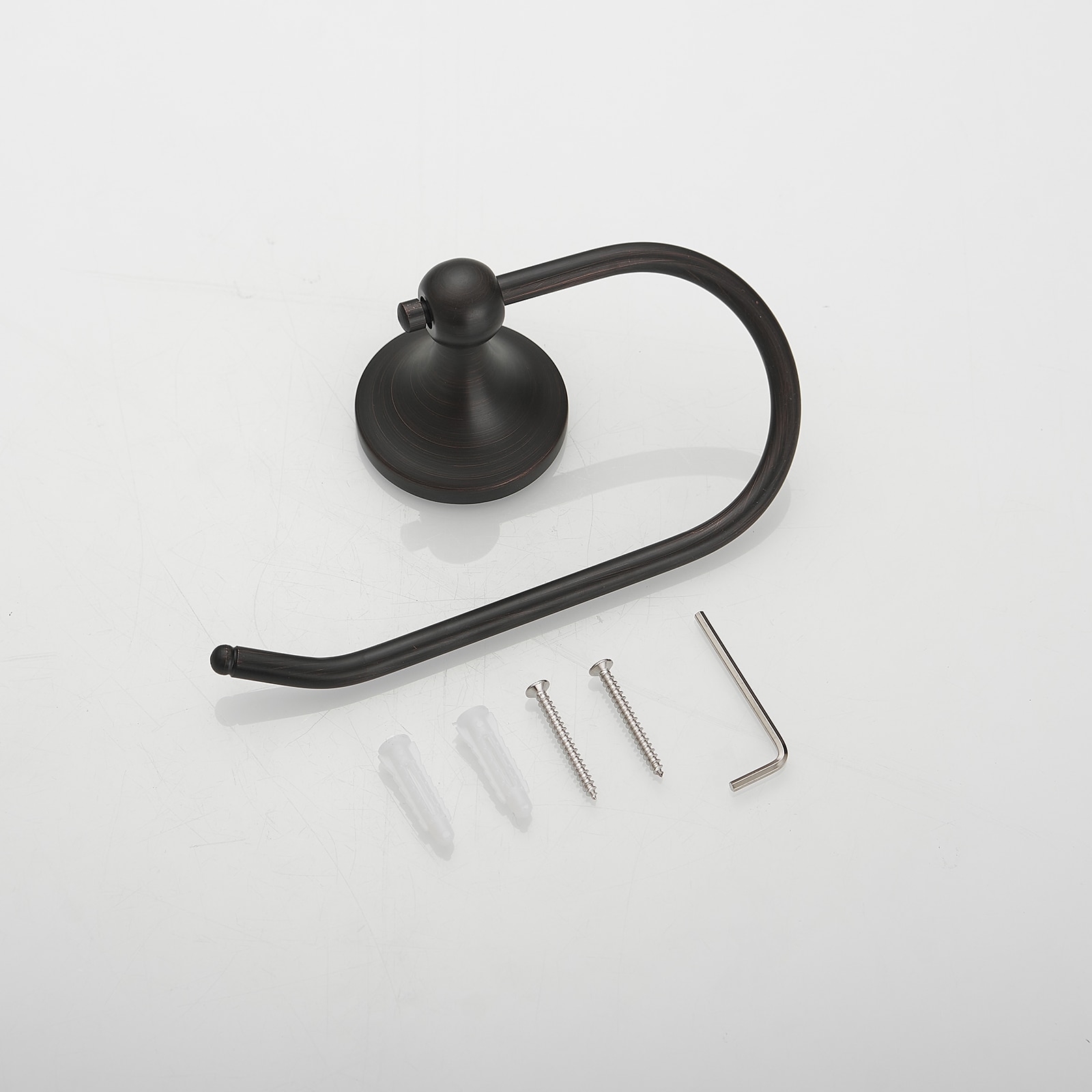 Juego de Accesorios de Baño Decorativos de Bronce Envejecido de 2 Piezas - Barra de Toallas y Porta Papel, Incluidos