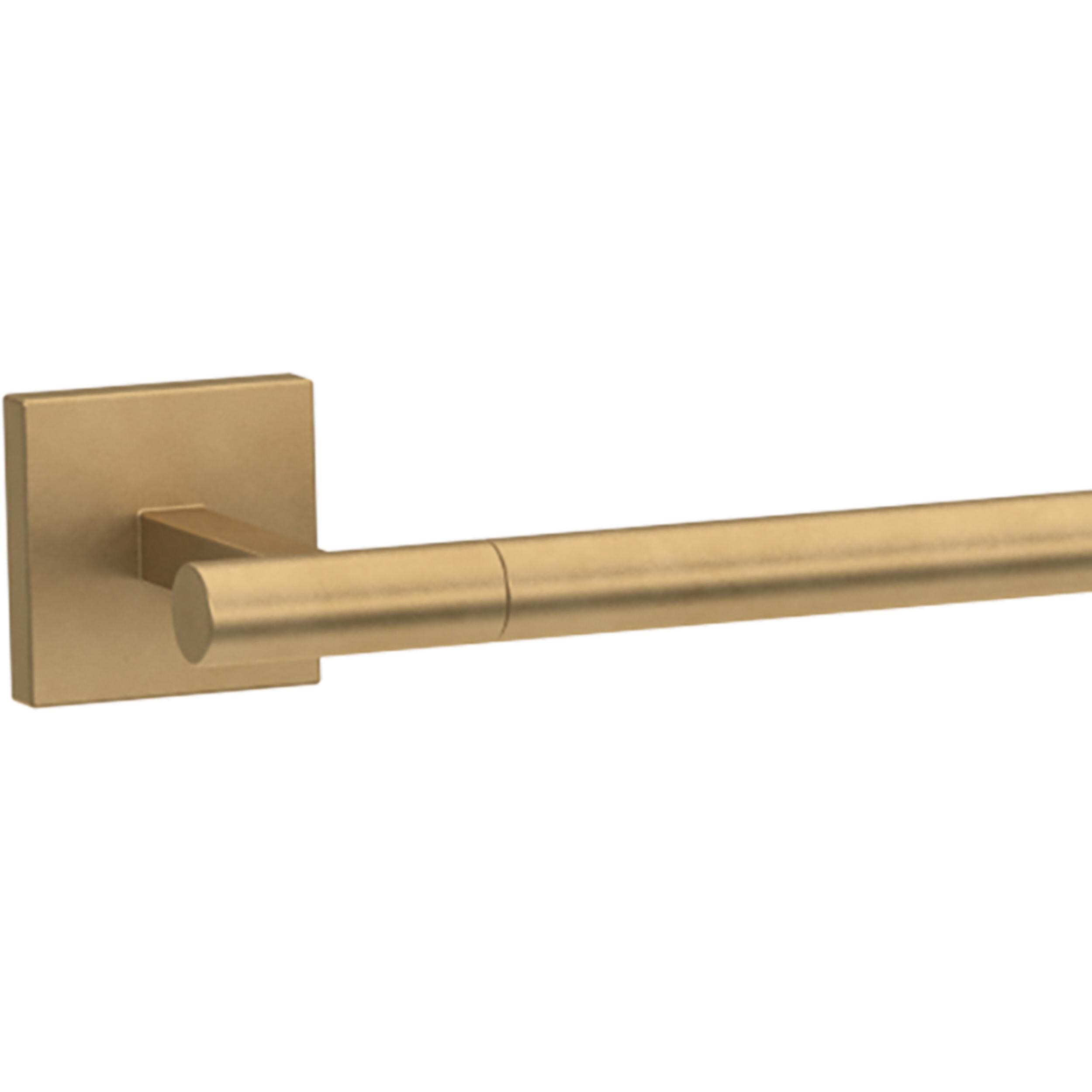 Juego de Accesorios para Baño Franklin Brass de 4 Piezas en Dorado Satinado Modelo Nash, Incluye Barra de Toallas, Porta Papel, Argolla de Toallas y Gancho para Batas NASH64-SG