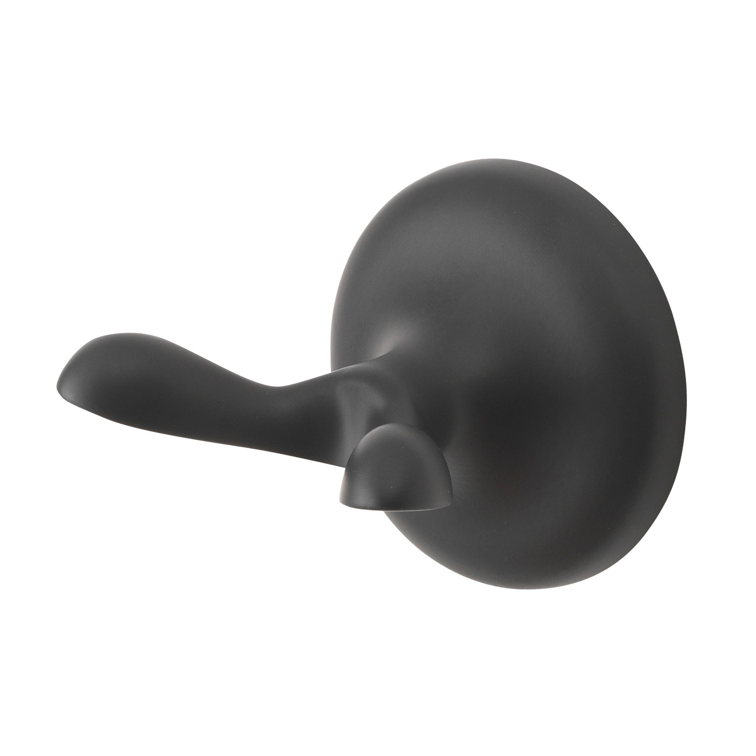 Juego de Accesorios para Baño Decorativo en Negro Mate de Madera Woodlawn de 4 Piezas - Incluye Barra de Toallas, Porta Papel de Baño, Anillo de Toallas y Gancho para Batas