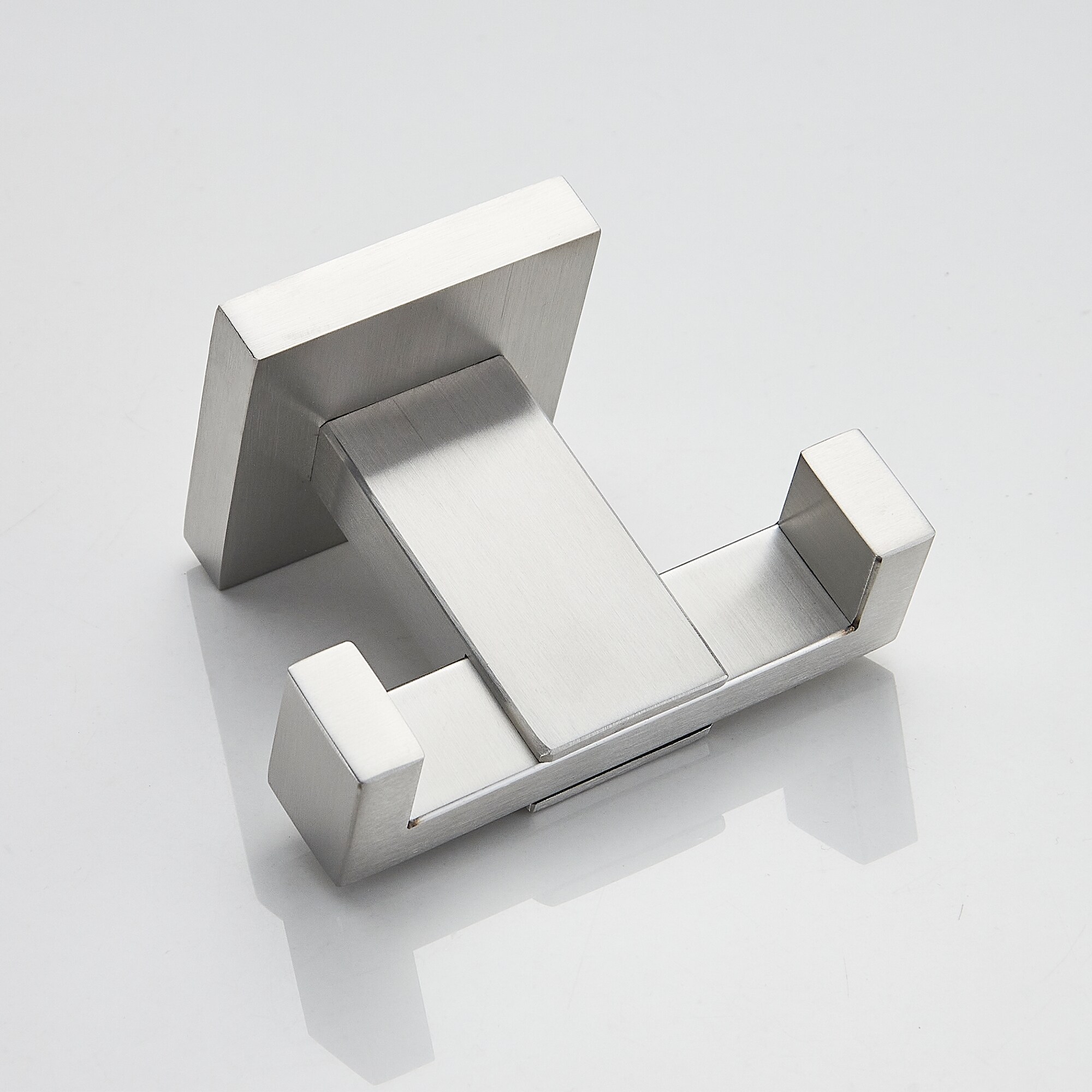 Juego de accesorios para baño decorativo de acero inoxidable de 5 piezas FURUISI - Barra de toalla, porta papel higiénico, anillo para toalla, gancho para bata incluido LL19A3BN5A