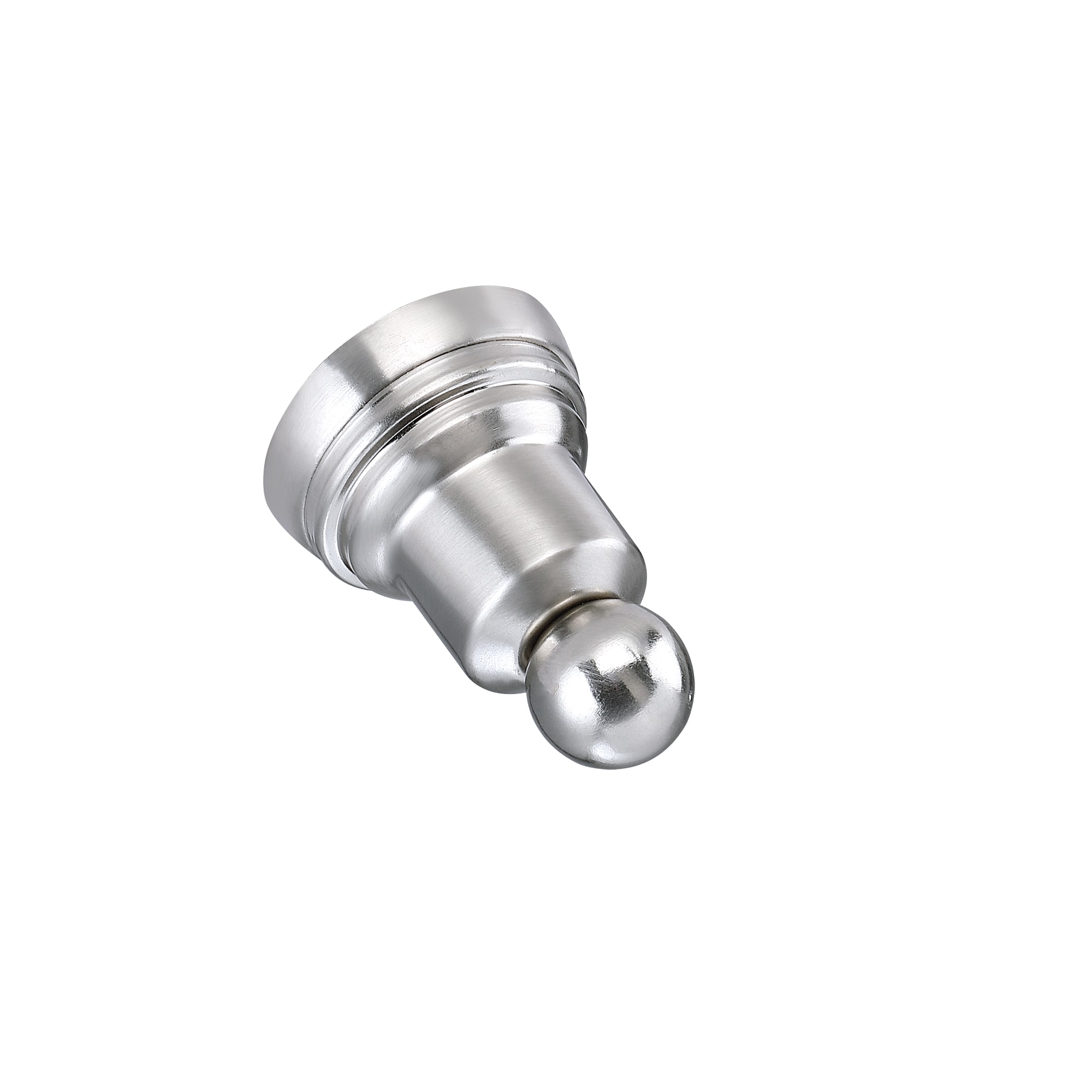Set de accesorios de baño decorativos de níquel de 4 piezas incluye barra de toallas, portarrollos de papel higiénico, anillo de toalla y gancho para batas, de Sir Faucet TOHLAR-031