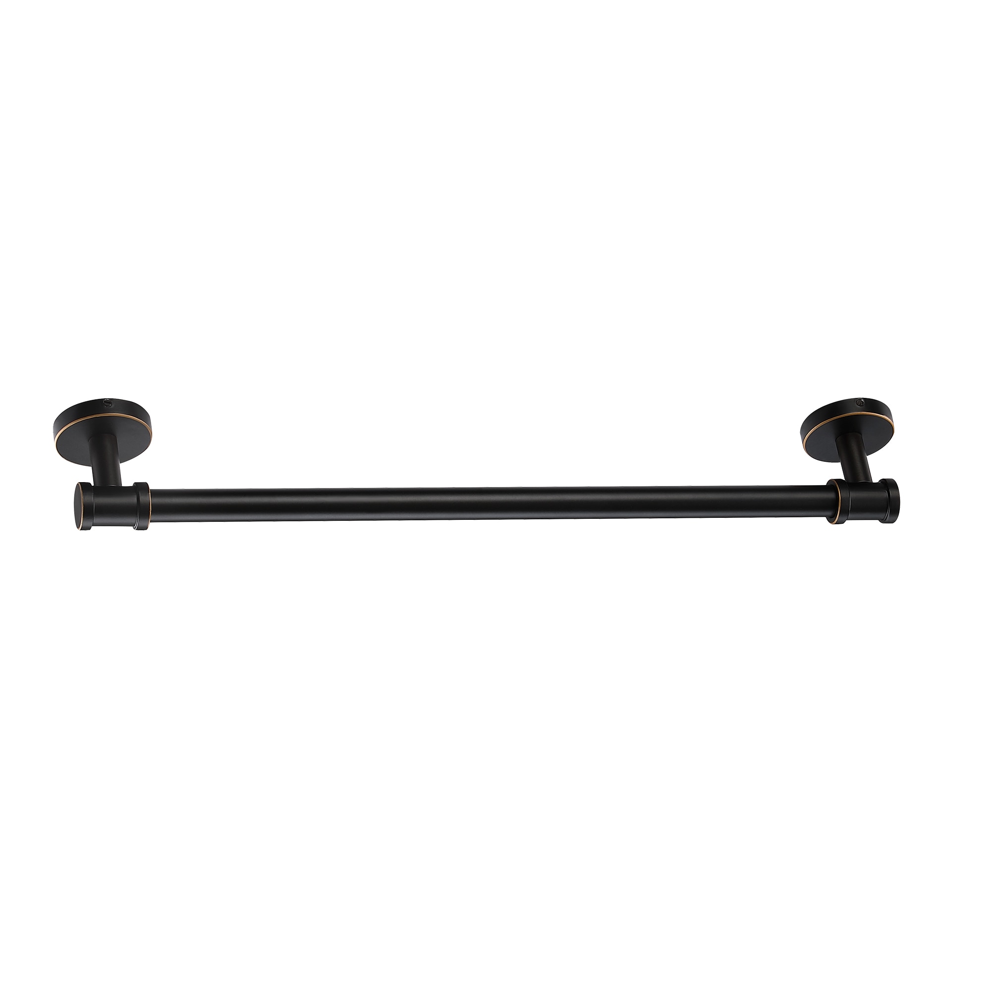 Juego de Accesorios para Baño Decorativos en Negro de 4 Piezas: Barra para Toallas, Anillo para Toallas, Gancho para Batas Incluido.