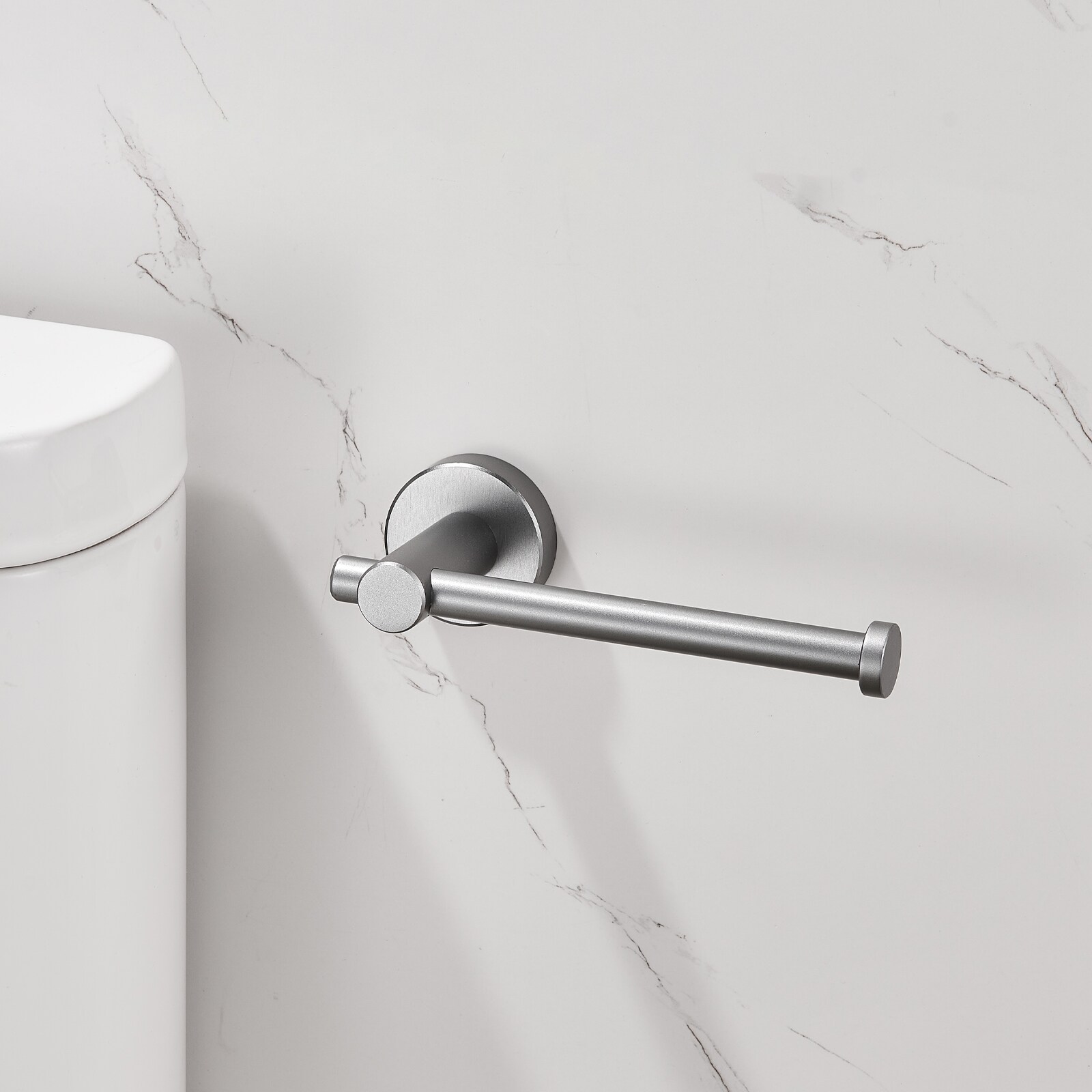 Set de Accesorios Decorativos para Baño Negro Sir Faucet porta rollo de papel higiénico incluido, TOHLAR-010.