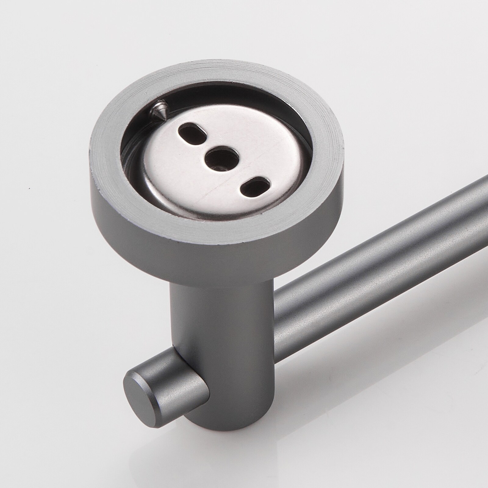 Set de Accesorios Decorativos para Baño Negro Sir Faucet porta rollo de papel higiénico incluido, TOHLAR-010.