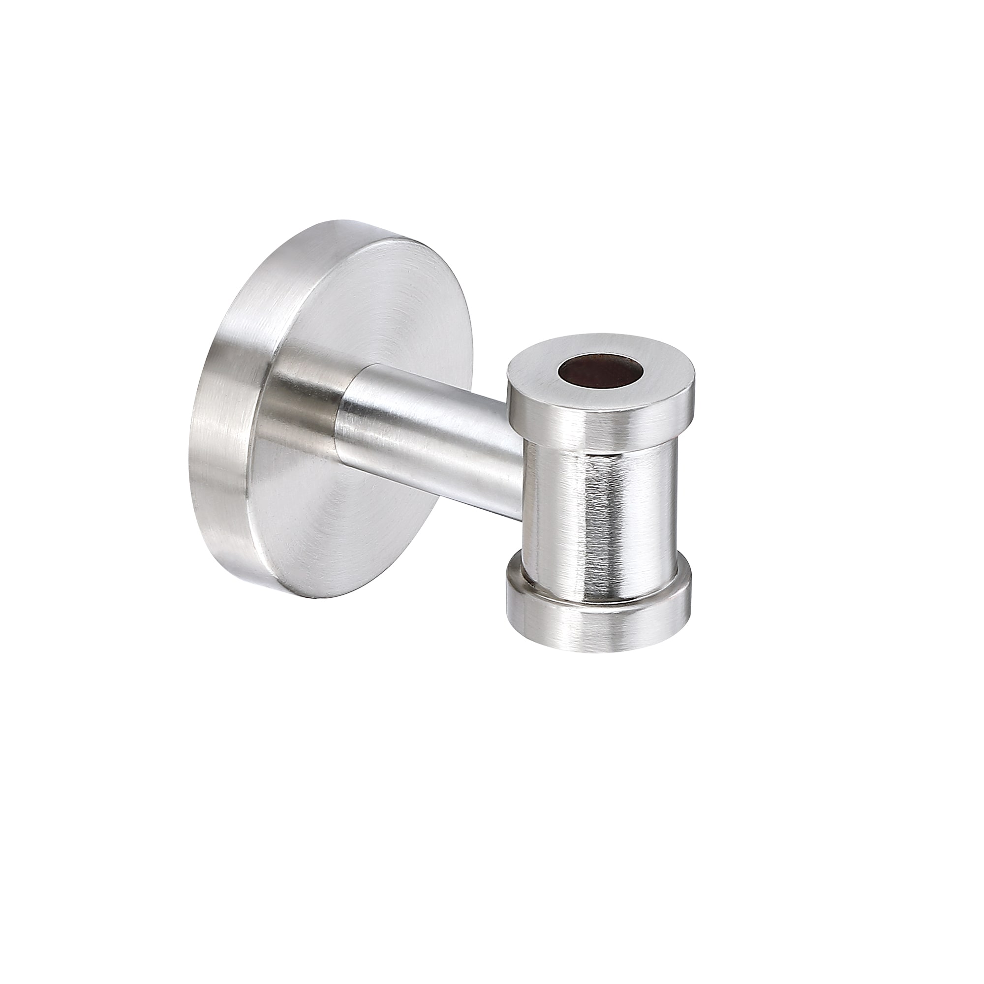 Juego de accesorios decorativos para baño de níquel de 4 piezas Sir Faucet - Barra de toallas, portarrollos, argolla de toalla y gancho para batas incluidos TOHLAR-027