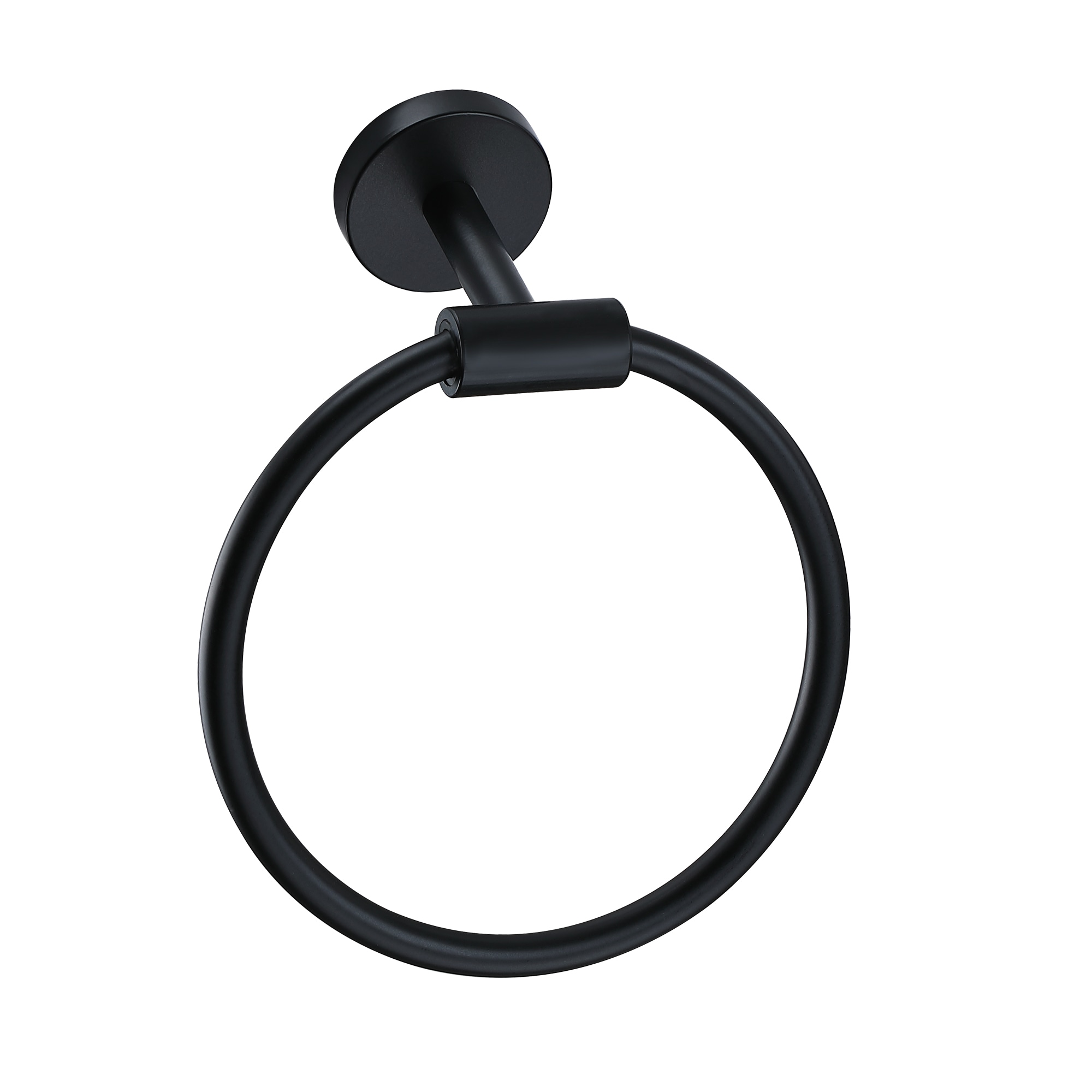 Juego de herrajes para baño decorativos en color negro de 6 piezas, incluye barra para toallas, argolla para toallas y gancho para batas.