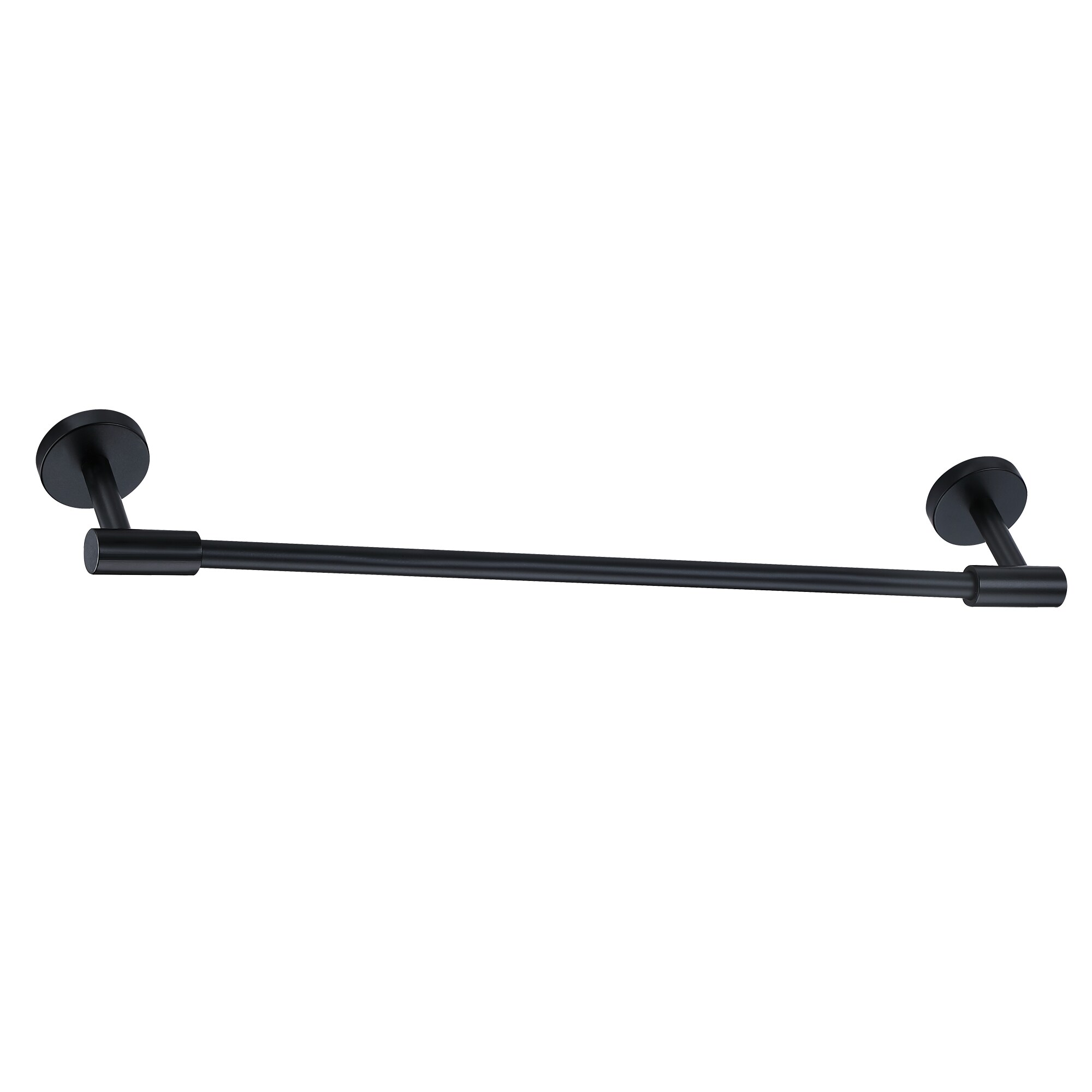Juego de herrajes para baño decorativos en color negro de 6 piezas, incluye barra para toallas, argolla para toallas y gancho para batas.