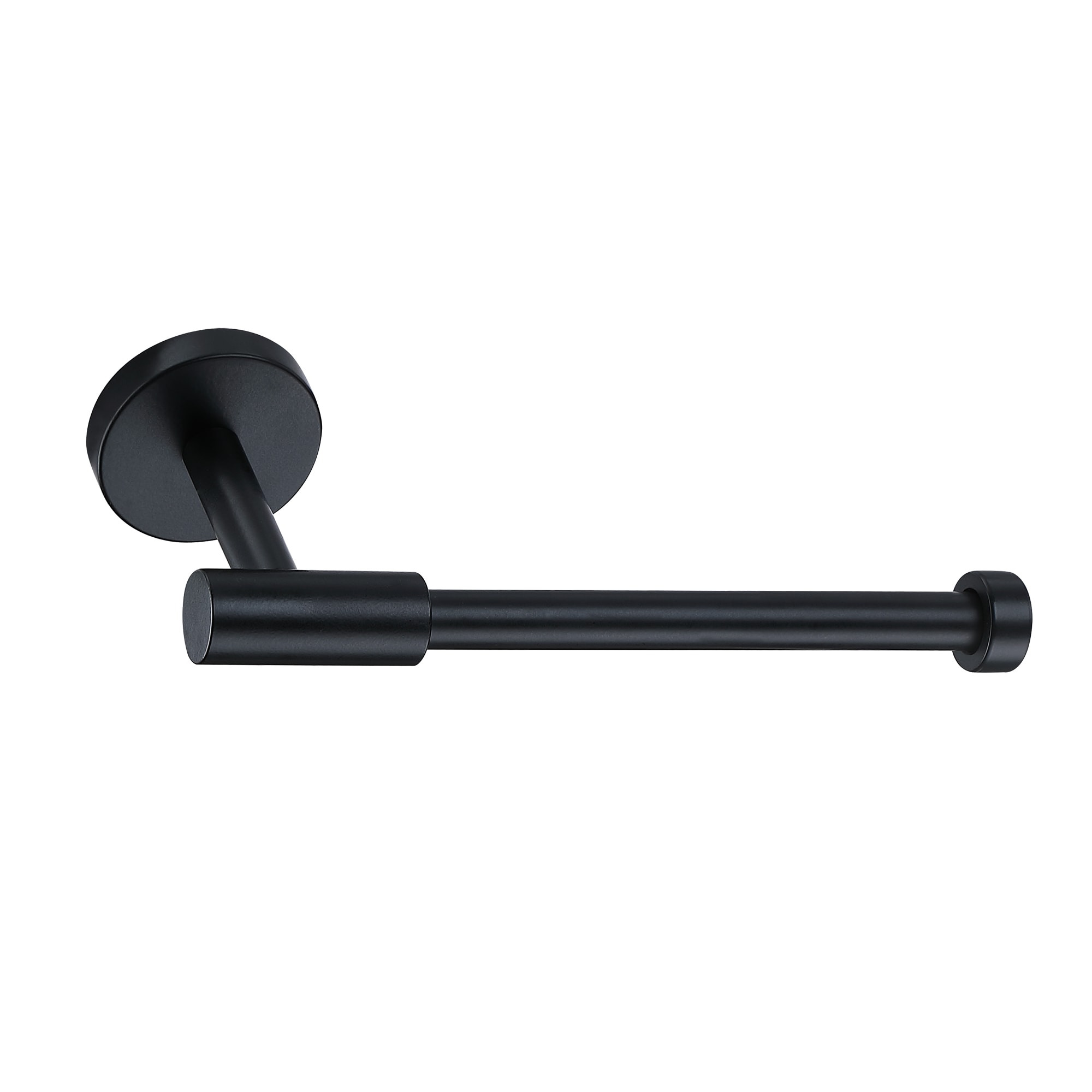 Juego de herrajes para baño decorativos en color negro de 6 piezas, incluye barra para toallas, argolla para toallas y gancho para batas.