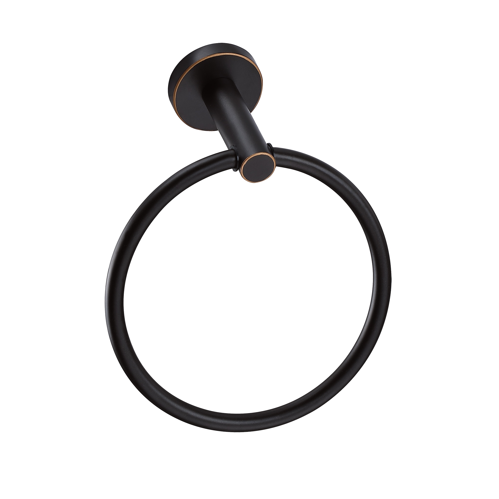 Juego de Accesorios Decorativos para Baño de 6 piezas en color negro, incluye toallero, porta papel higiénico, gancho para batas, y anillo para toallas TOHLAR-032