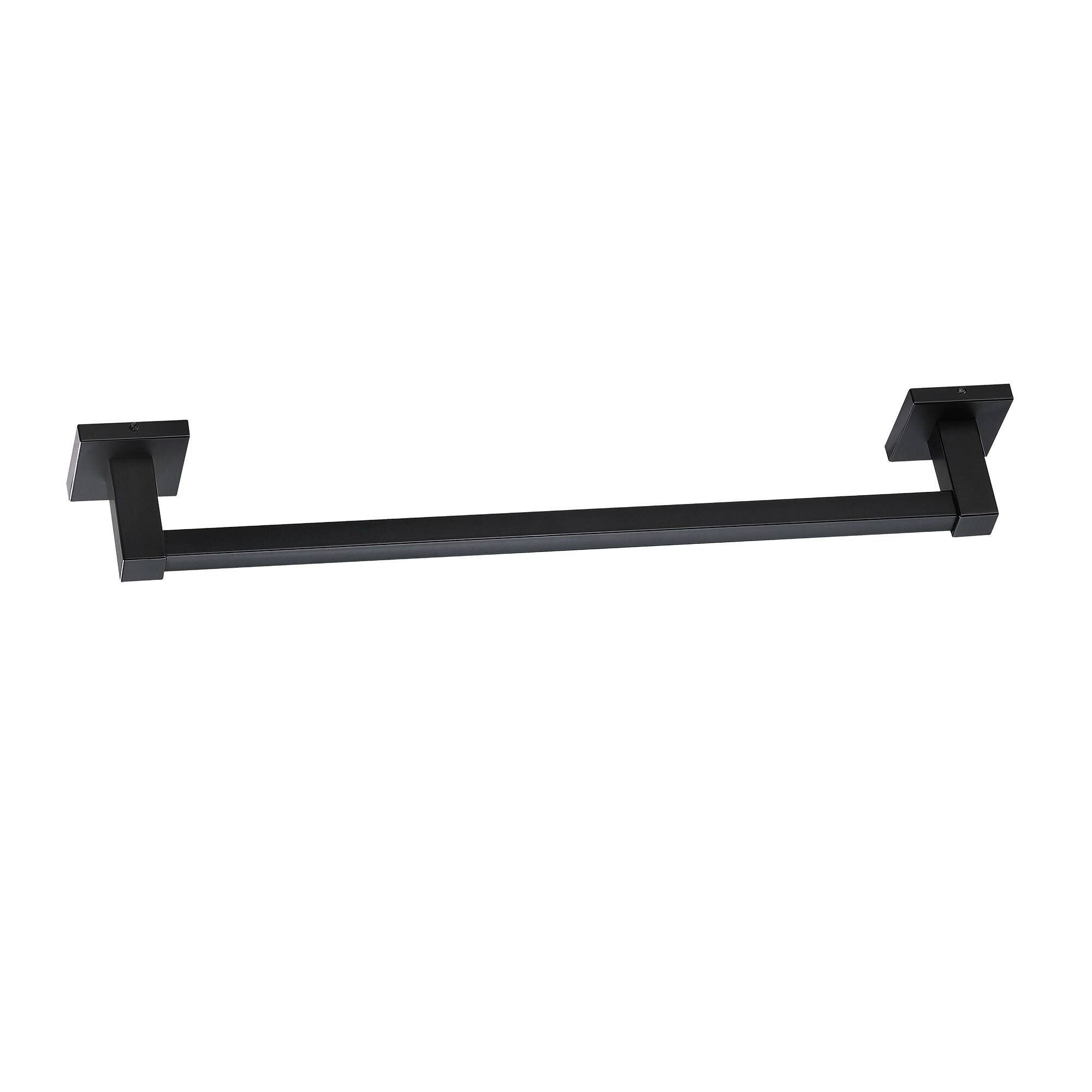 Juego de Accesorios de Baño Decorativos en Negro de 4 Piezas con Barra de Toalla y Gancho para Bata incluidos - TOHLAR-040