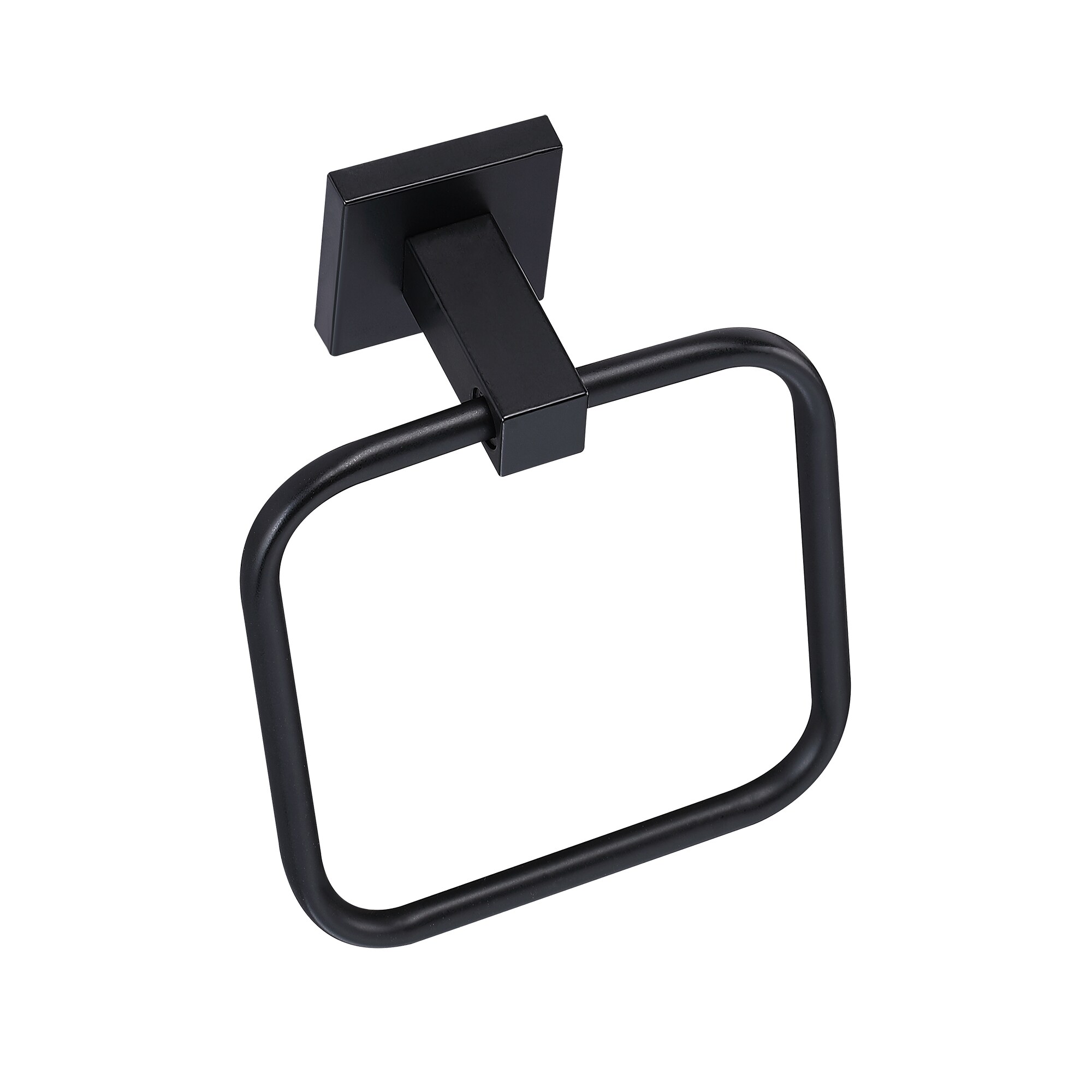 Juego de Accesorios de Baño Decorativos en Negro de 4 Piezas con Barra de Toalla y Gancho para Bata incluidos - TOHLAR-040