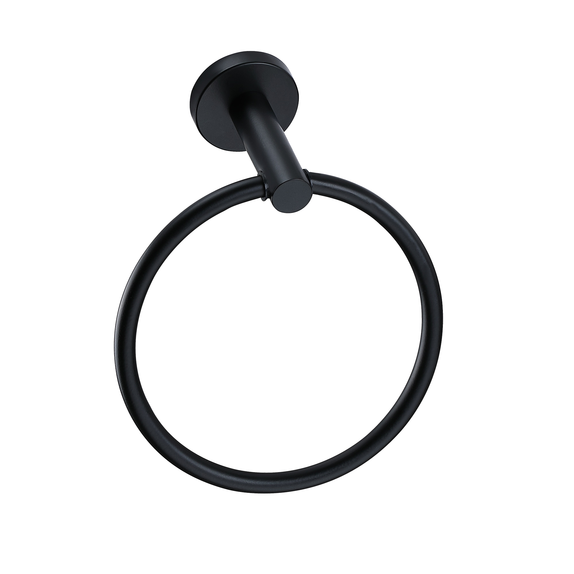 Juego de Accesorios para Baño Decorativos de 6 Piezas en Color NEGRO - Barra de Toalla, Argolla de Toalla, Gancho para Bata Incluidos TOHLAR-008