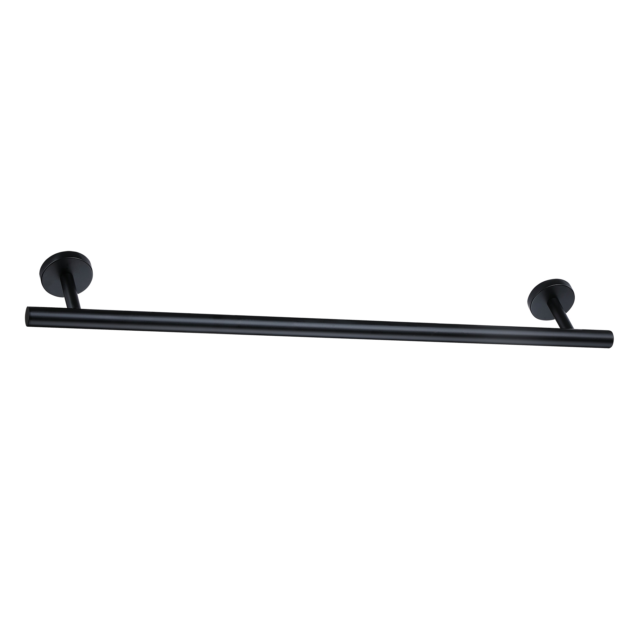 Juego de Accesorios para Baño Decorativos de 6 Piezas en Color NEGRO - Barra de Toalla, Argolla de Toalla, Gancho para Bata Incluidos TOHLAR-008