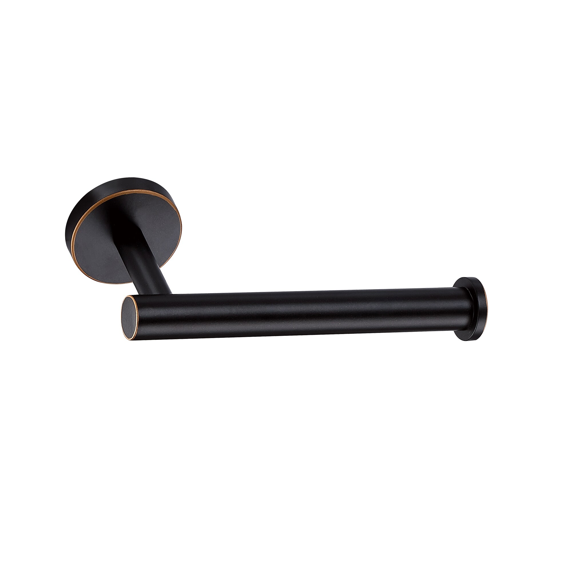 Juego de Accesorios para Baño en Negro, Incluye Barra para Toallas, Anillo para Toallas y Gancho para Batas (TOHLAR-025) de 5 Piezas