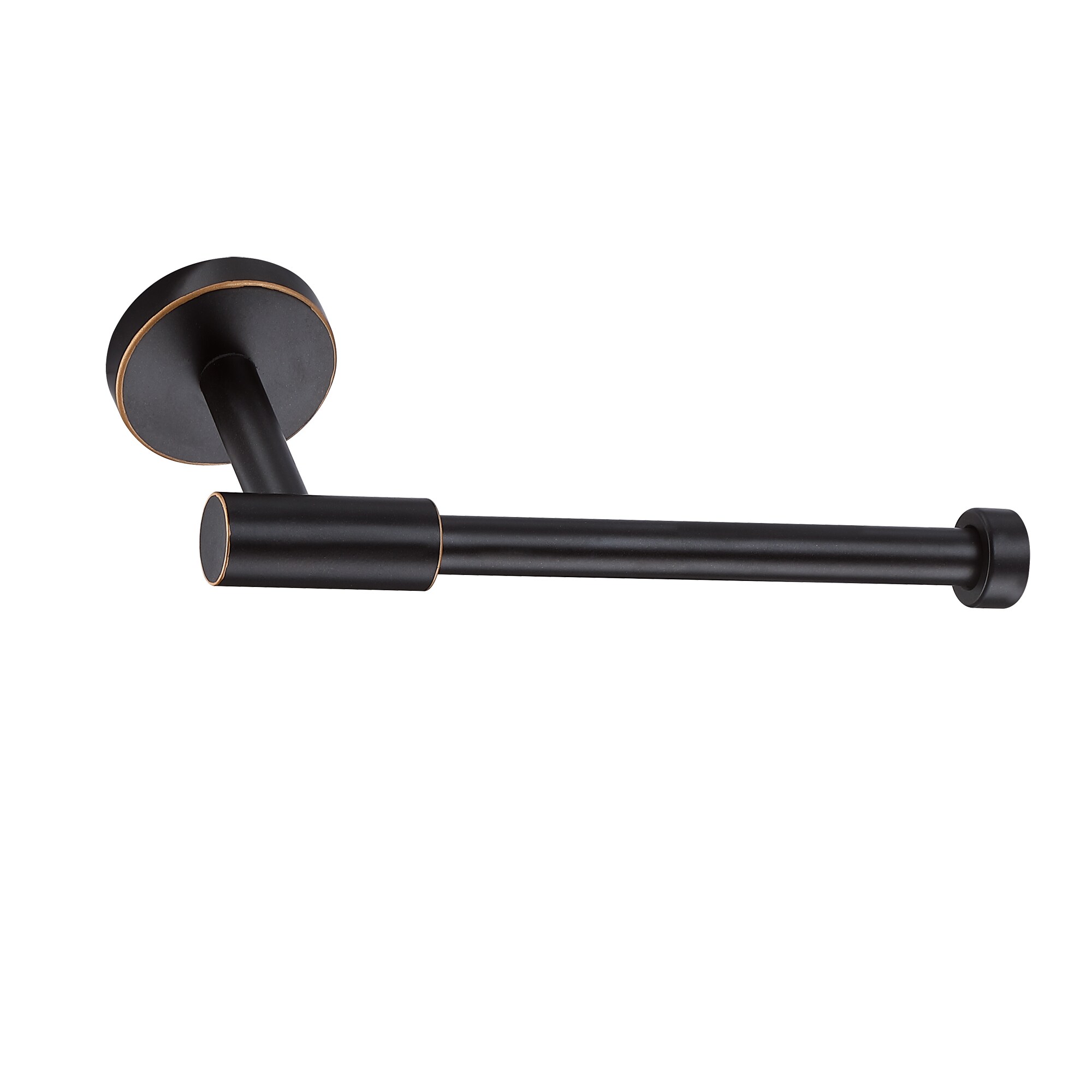 Juego de accesorios de baño decorativos en color NEGRO de 5 piezas: barra para toallas, argolla para toallas y gancho para batas incluidos.