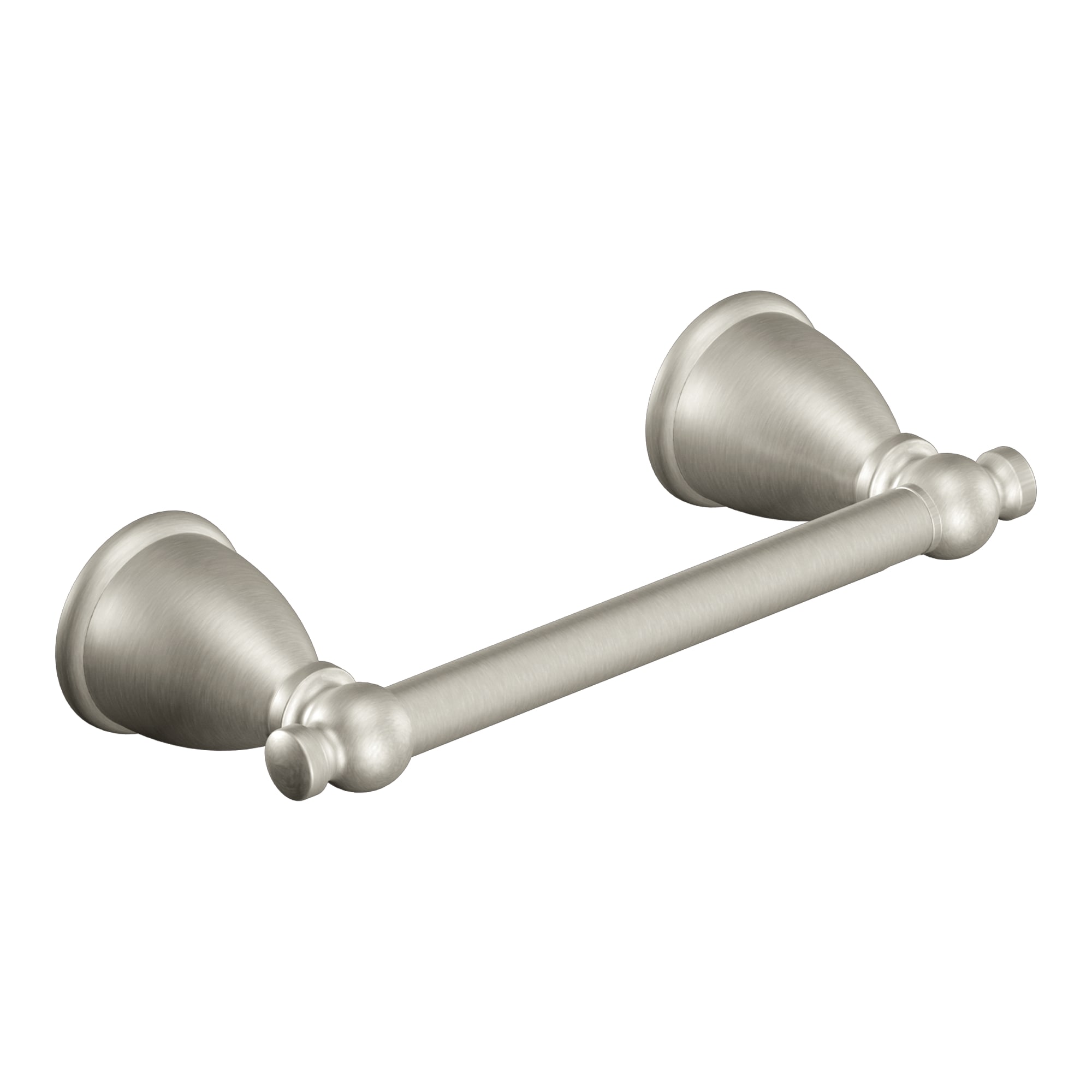 Juego de accesorios decorativos para baño en níquel cepillado de 3 piezas Moen Caldwell: Barra para toallas, porta papel higiénico y gancho para toallas, incluidos Y3193BN