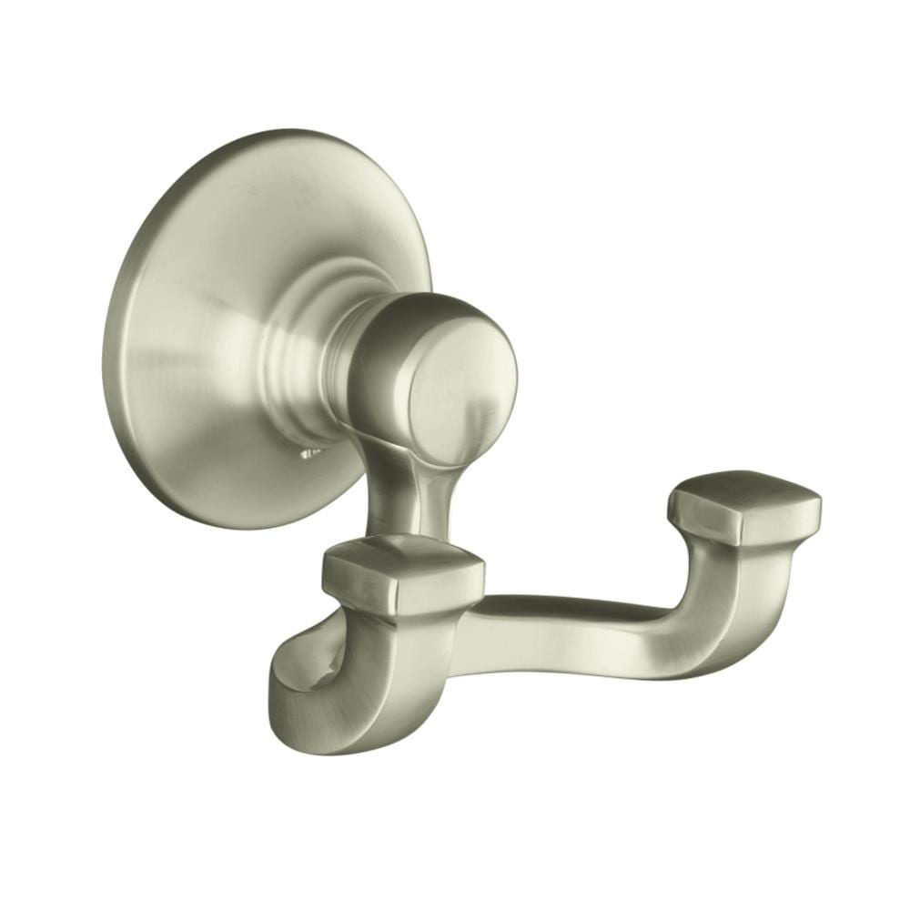Colgador doble para toallas en pared KOHLER Bancroft en níquel cepillado vibrante 11414-BN.