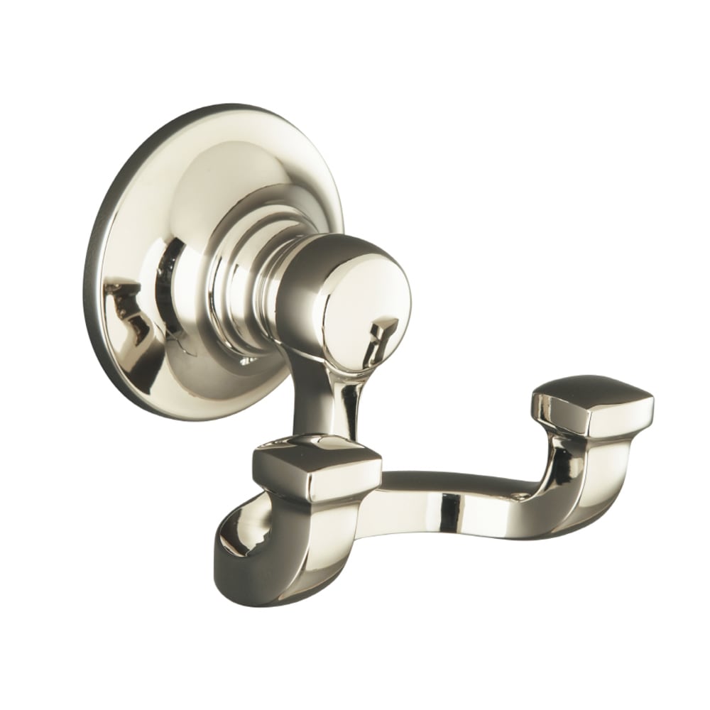 Percha doble de pared en níquel brillante vibrante - KOHLER Bancroft