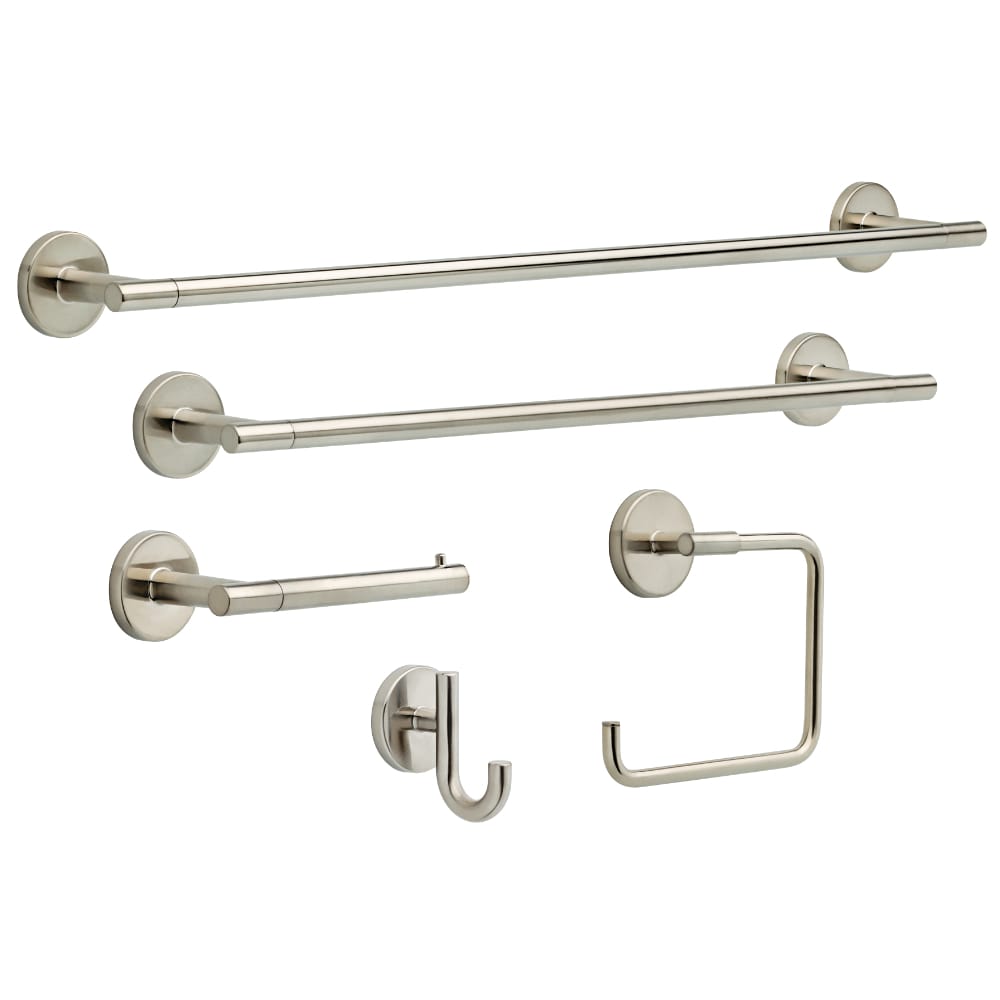 Percha de Toalla de Pared de Acero Inoxidable Brillante Delta Trinsic de Un Gancho - 75935-SS