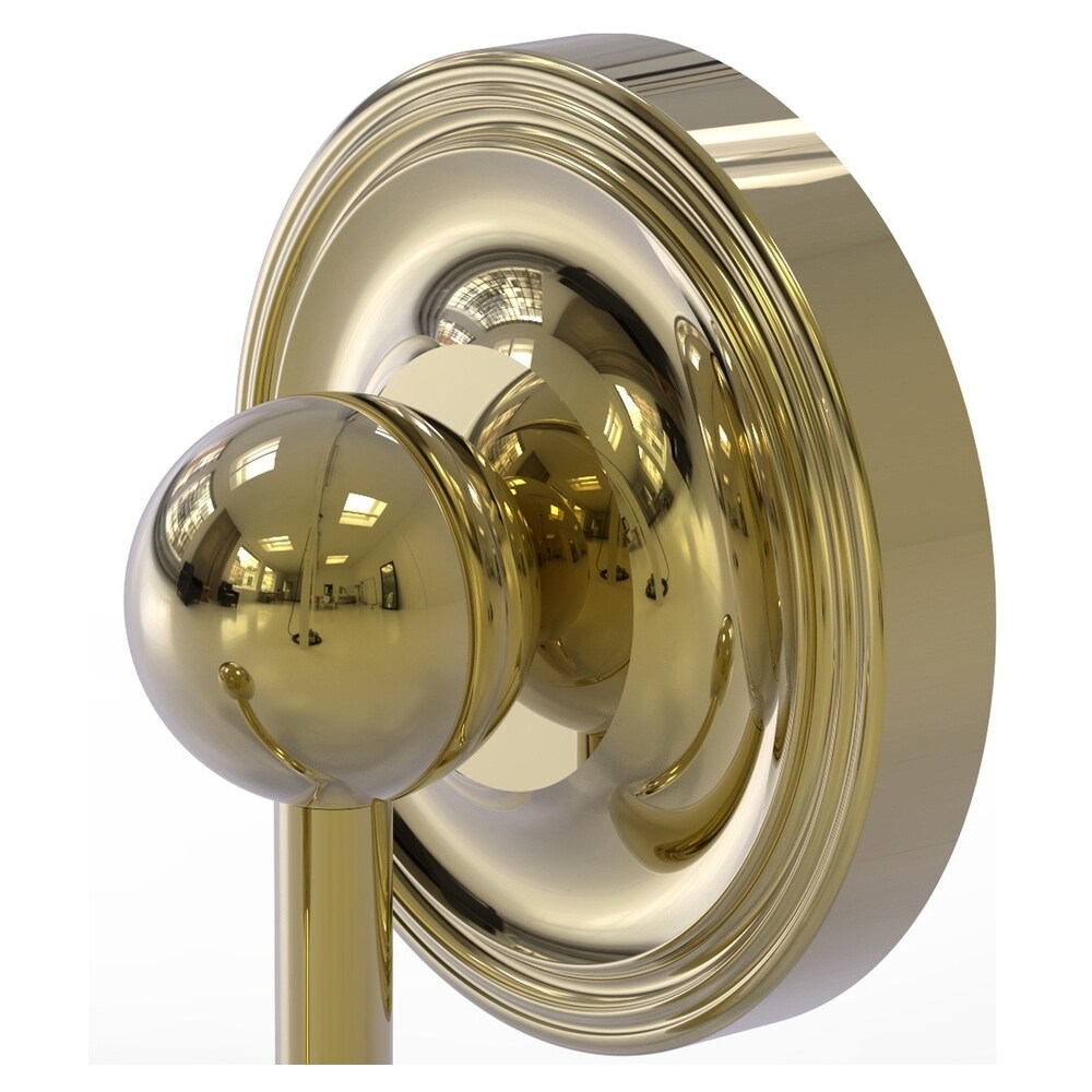 Gancho de pared para toallas de latón sin lacar Allied Brass Prestige Regal - Un gancho solo PR-H1-UNL