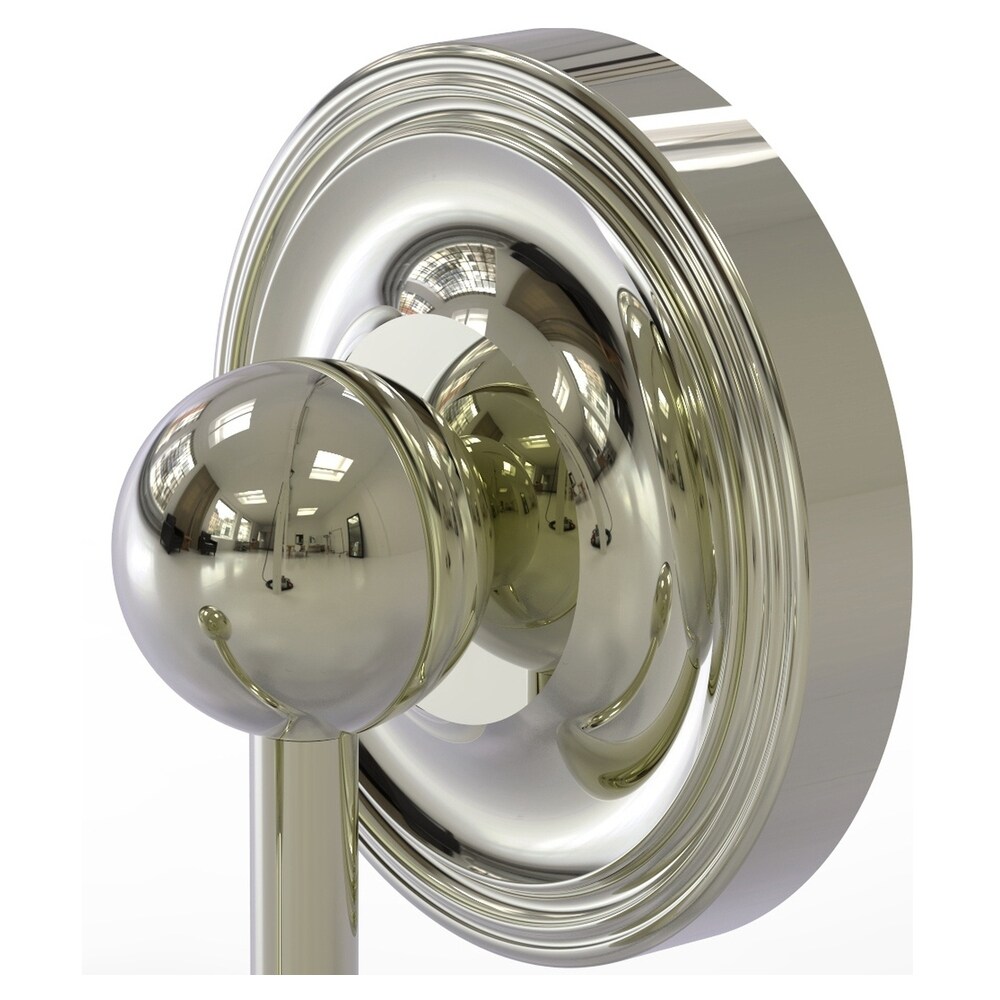Gancho de Toalla de Pared Individual con Acabado Niquelado Pulido Prestige Regal de Allied Brass