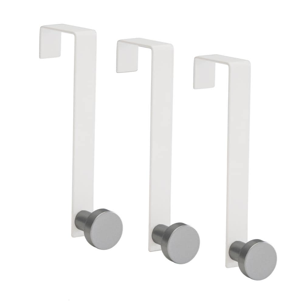 Gancho para Toallas de Puerta Blanco con Tres Ganchos Elle Decor EL-44165 Blanco