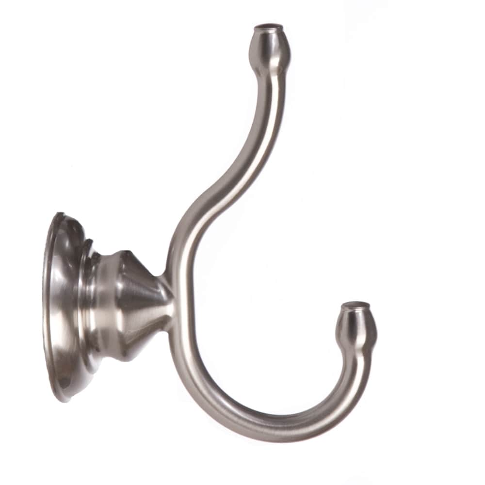 Gancho doble de montaje en pared en níquel cepillado Highlander ARISTA BA3502-RHKJ-BN