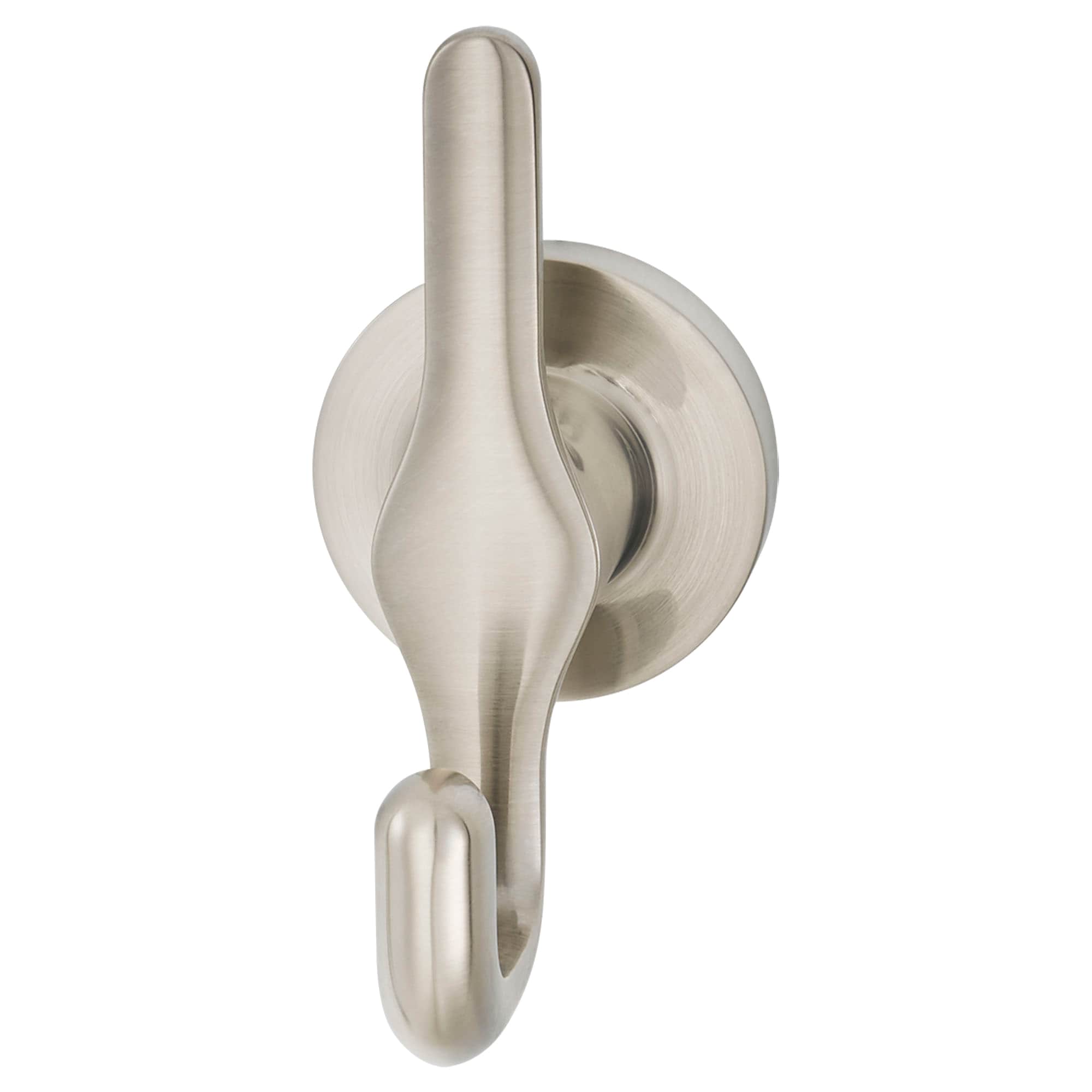 Colgador de toallas montado en la pared de una sola percha en níquel cepillado de American Standard Studio 7105210.295
