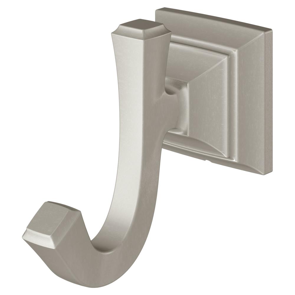 Gancho para toalla de montaje en pared individual de níquel cepillado estilo Town Square S de American Standard 7455210.295.