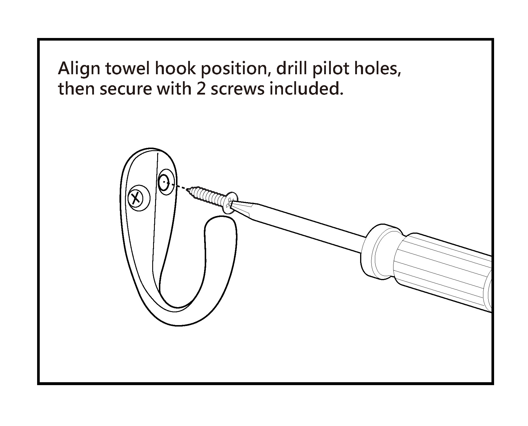 Percha de pared decorativa en bronce frotado con aceite y un solo gancho RELIABILT (Capacidad de 15 libras) 30045ORXLG