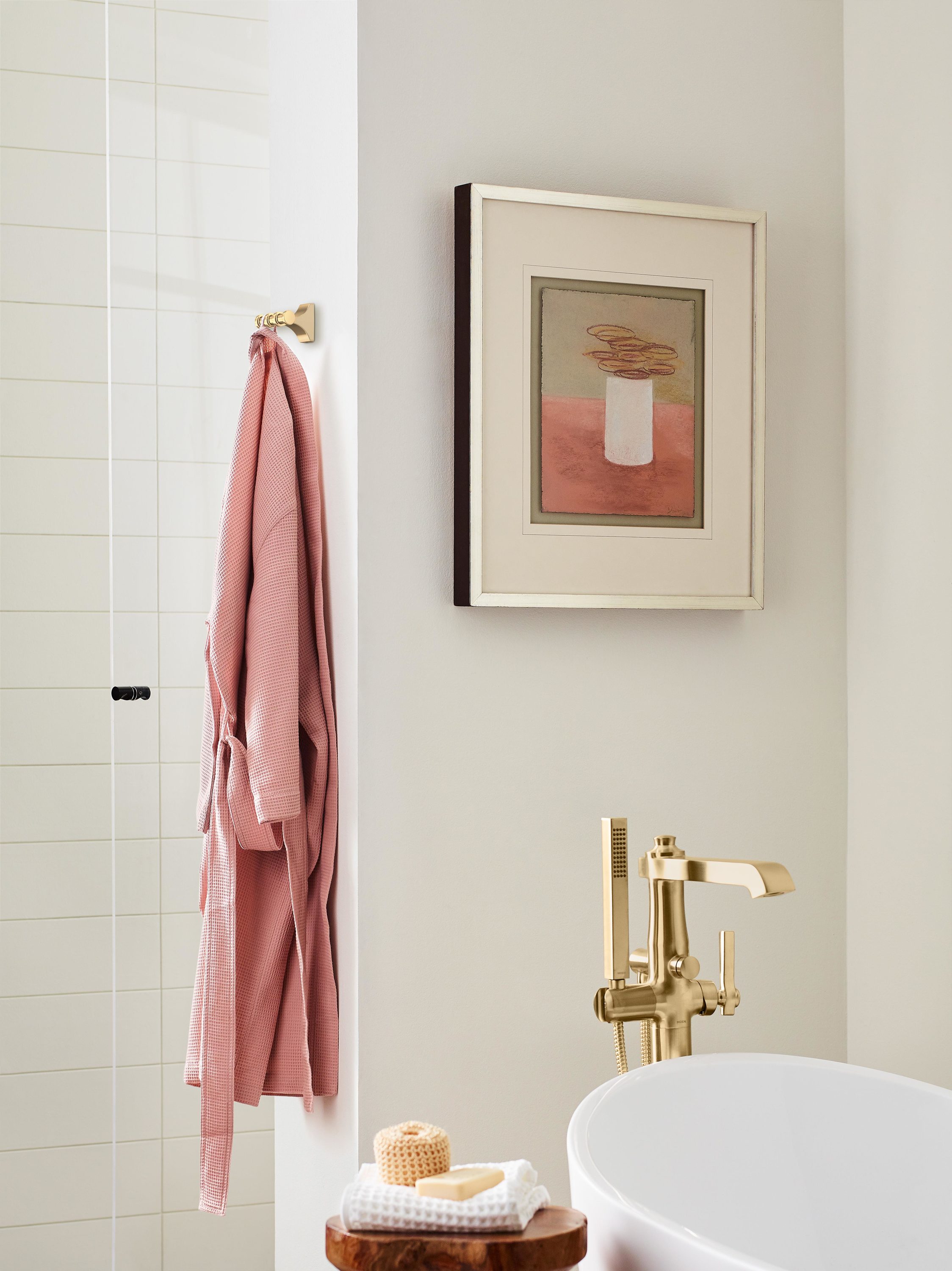 Amerock Davenport Champagne Bronze Gancho Doble para Toallas de Montaje en Pared BH36050CZ
