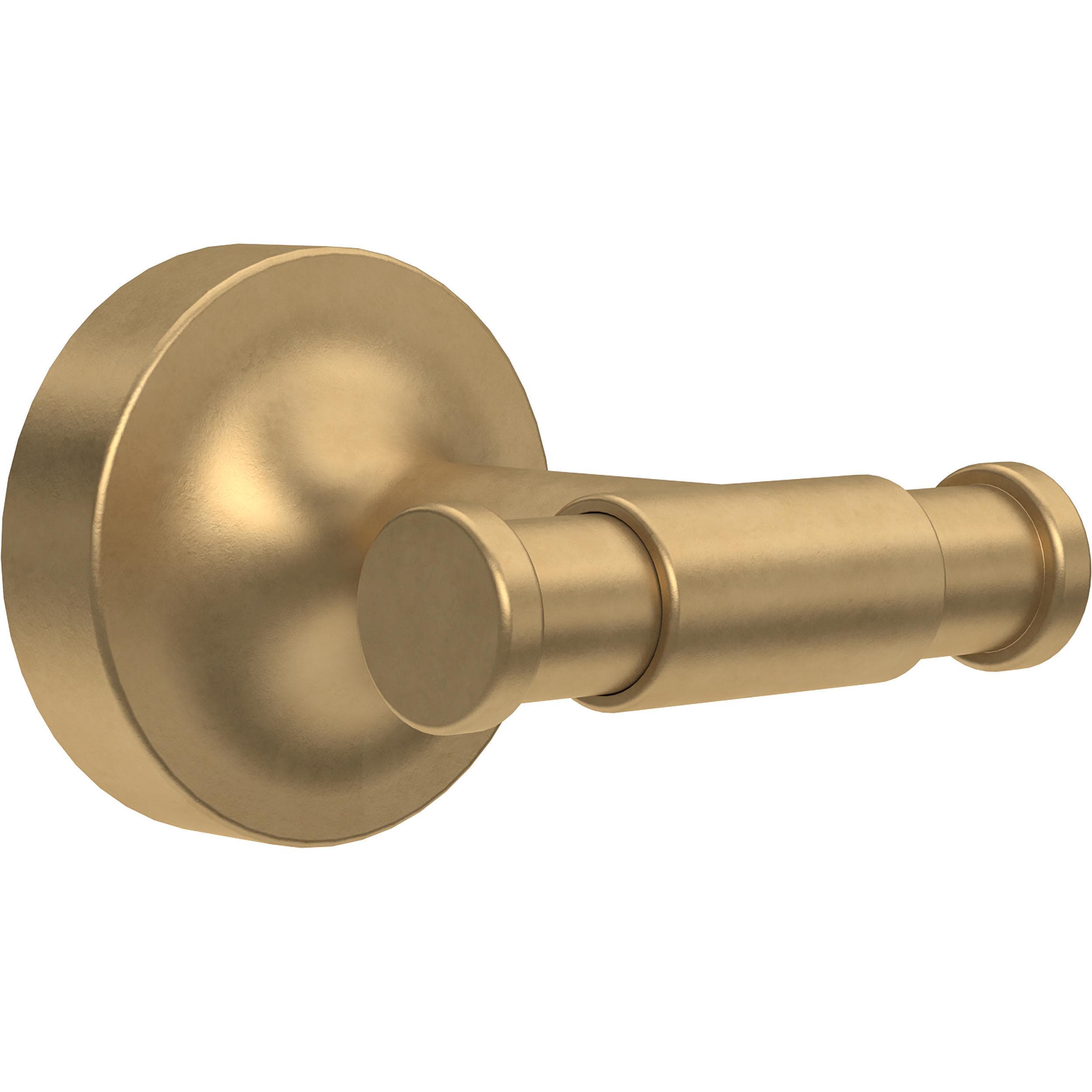 Firme Gancho Doble para Toalla de Montaje en Pared en Acabado Dorado Satinado Voisin de Franklin Brass VOI35-BB