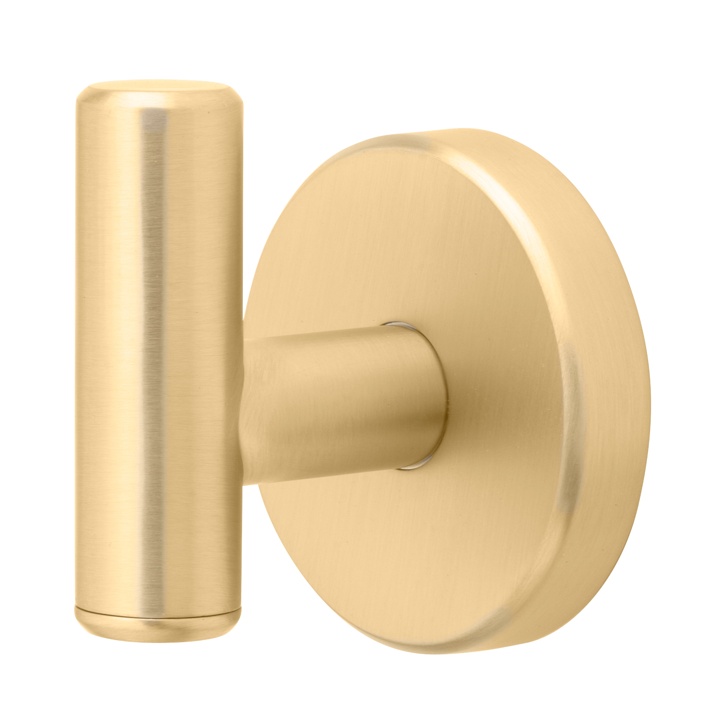 Perchero para toallas de montaje en pared en acabado dorado cepillado de una sola percha Harlow de allen + roth