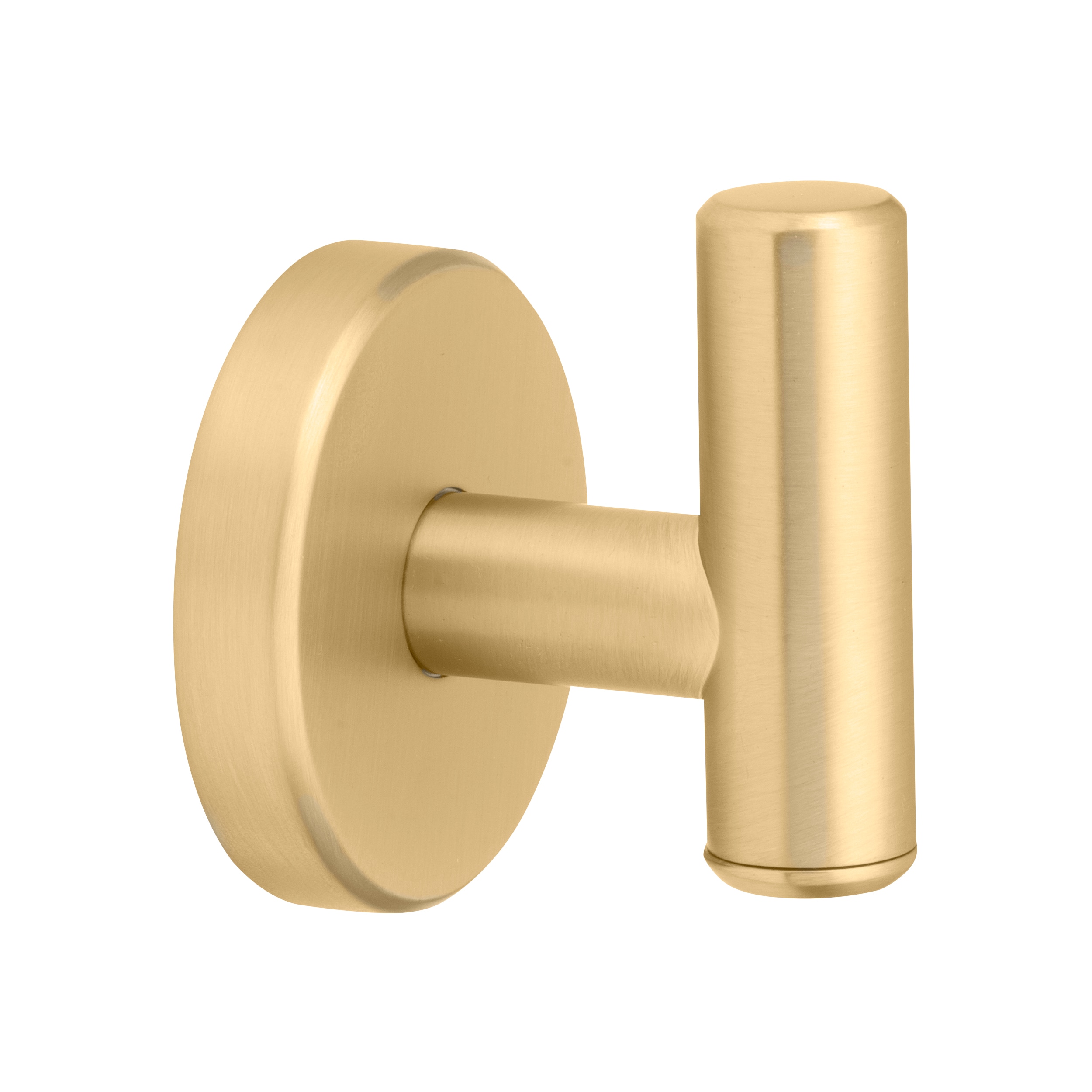 Perchero para toallas de montaje en pared en acabado dorado cepillado de una sola percha Harlow de allen + roth