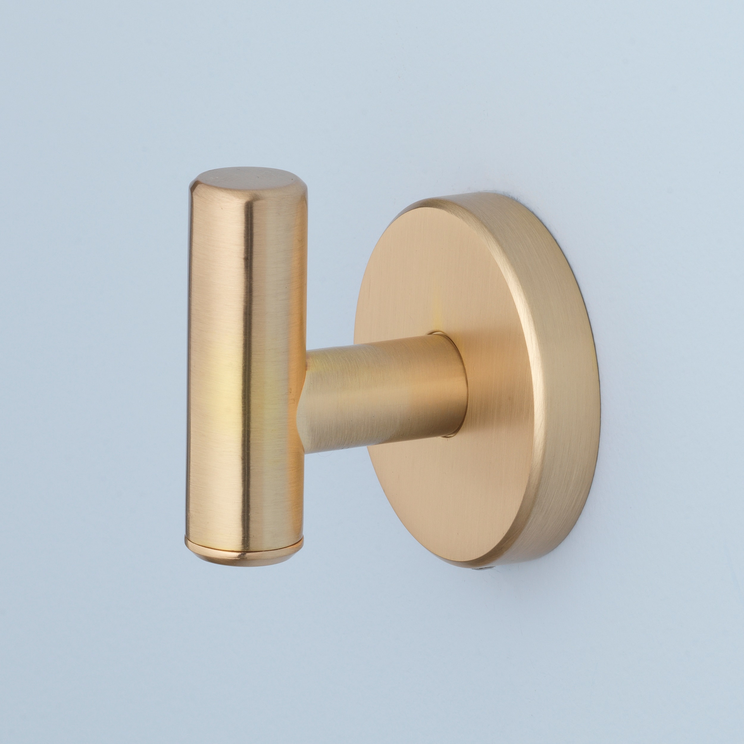 Perchero para toallas de montaje en pared en acabado dorado cepillado de una sola percha Harlow de allen + roth