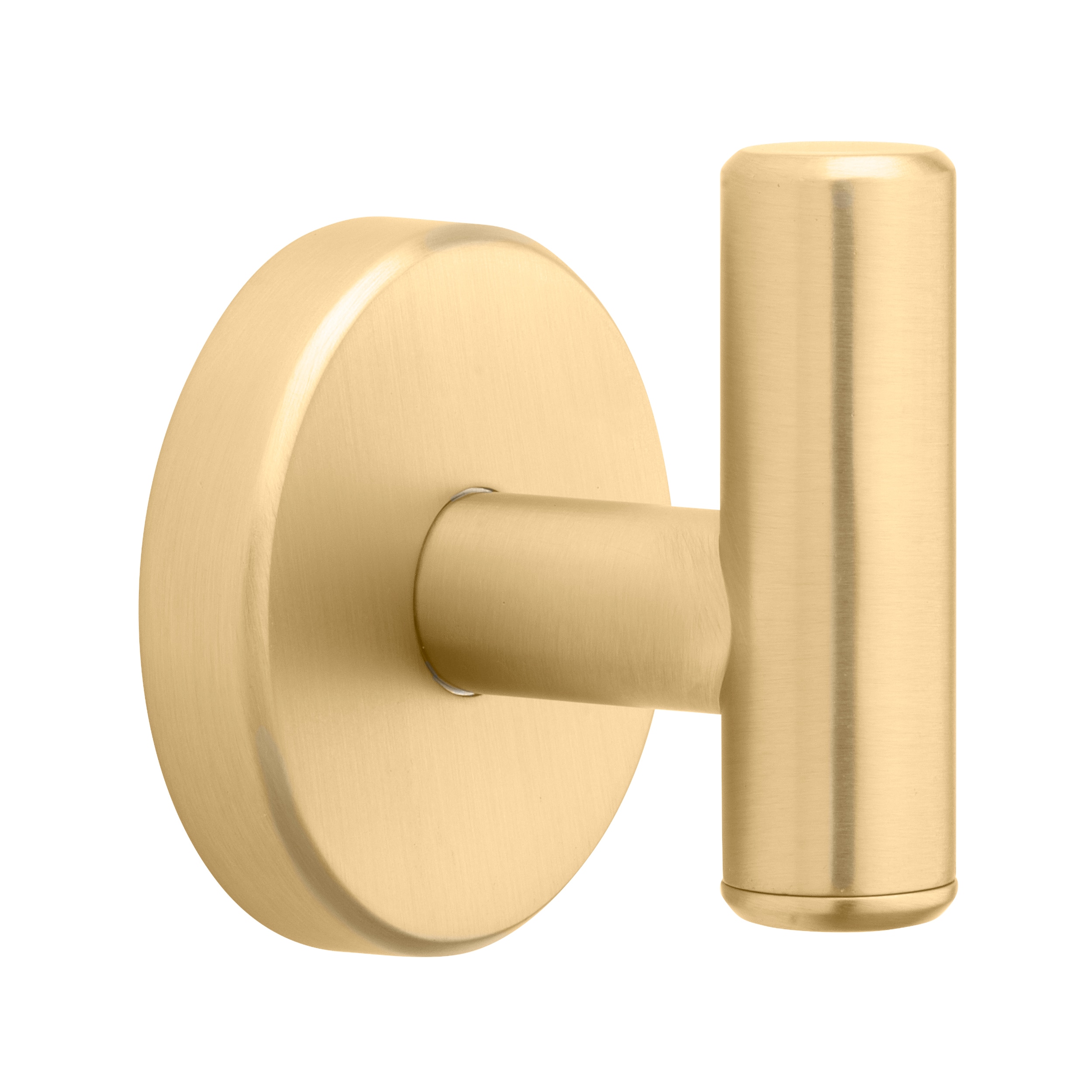Perchero para toallas de montaje en pared en acabado dorado cepillado de una sola percha Harlow de allen + roth