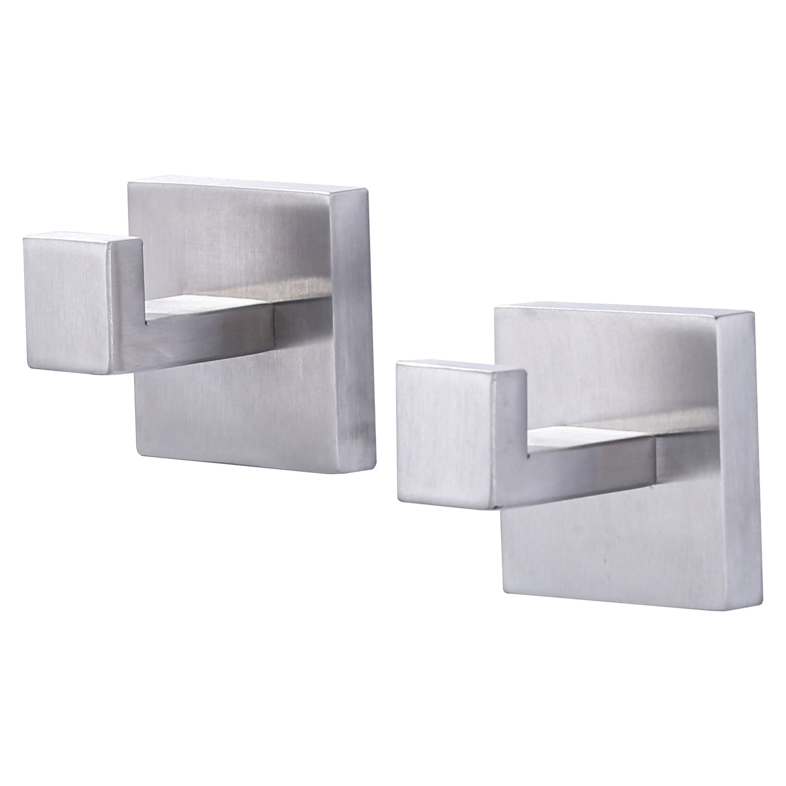 Doble Gancho de Pared para Toallas en Níquel Cepillado WOWOW 4060101X2-LW