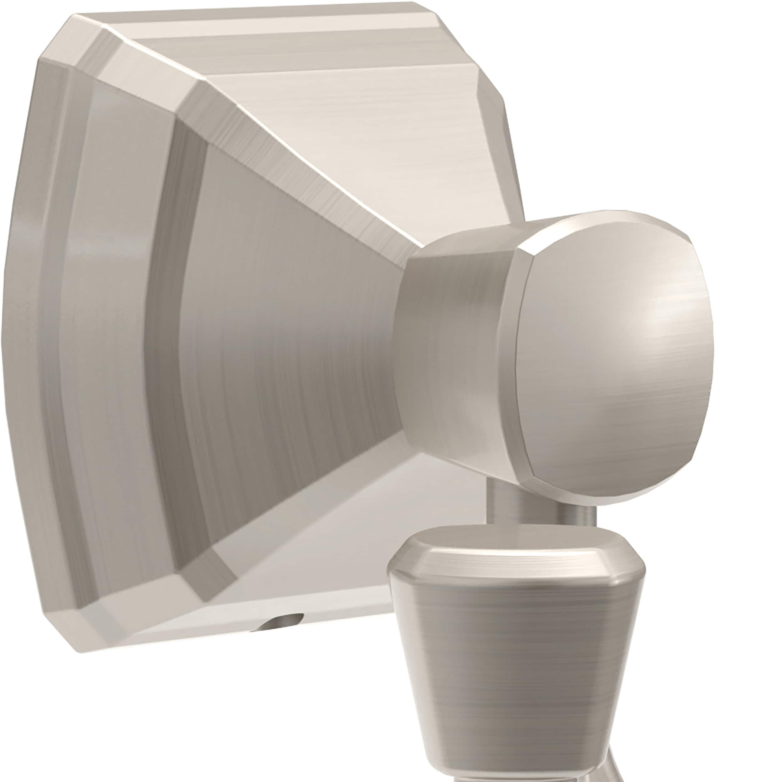 Percha doble de pared con gancho Delta Knoxville en níquel cepillado con SpotShield KNX35-DN