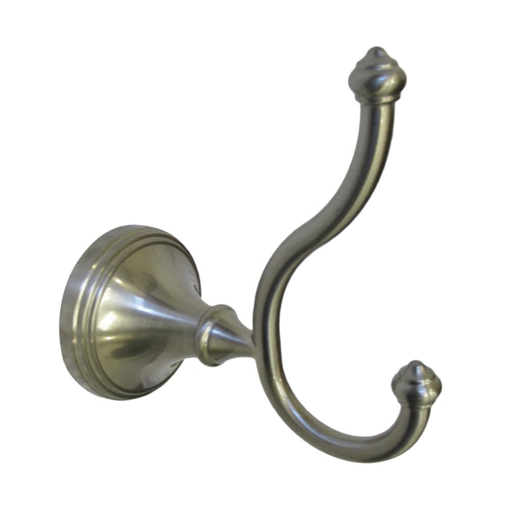 Gancho para toalla de doble soporte en montaje de pared en níquel satinado AnnchesterARISTA