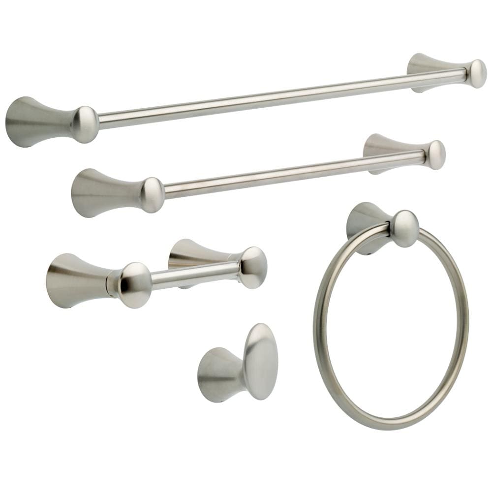 Percha de Toalla de Pared con Gancho Único de Acero Inoxidable Brillante Delta Lahara