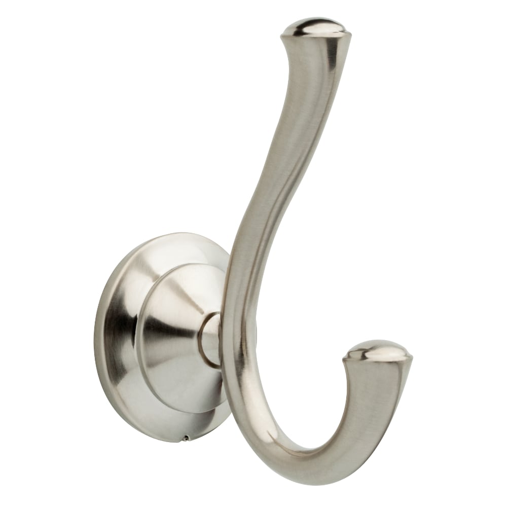 Delta Linden Gancho Doble de Acero Inoxidable Brillante para Toalla, Montaje en Pared 79435-SS