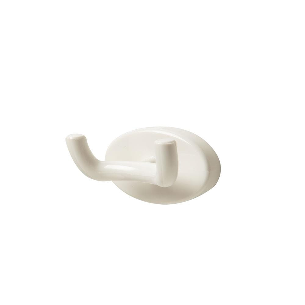 Gancho Doble para Toalla de Montaje en Pared Blanco Brillante Ponte Giulio USA