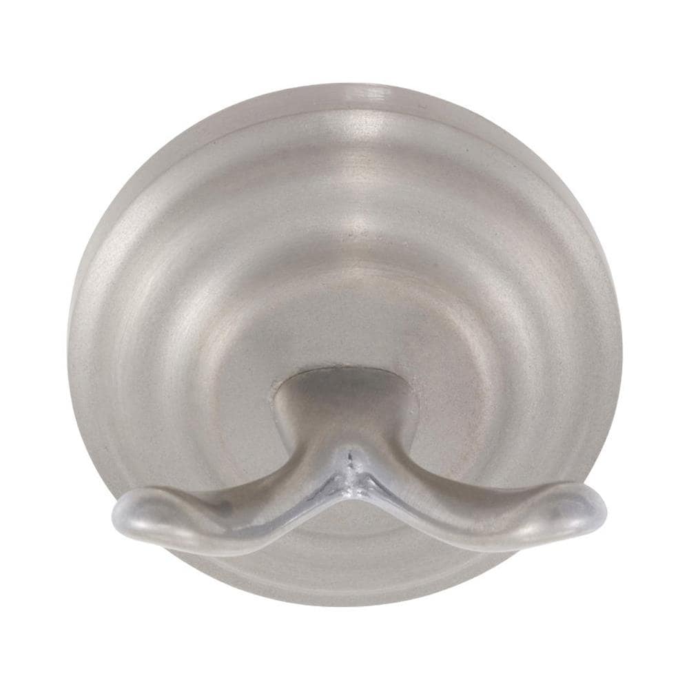 Percha Doble de Montaje en Pared de Níquel Satinado Serie 600 de Delaney Hardware 550608